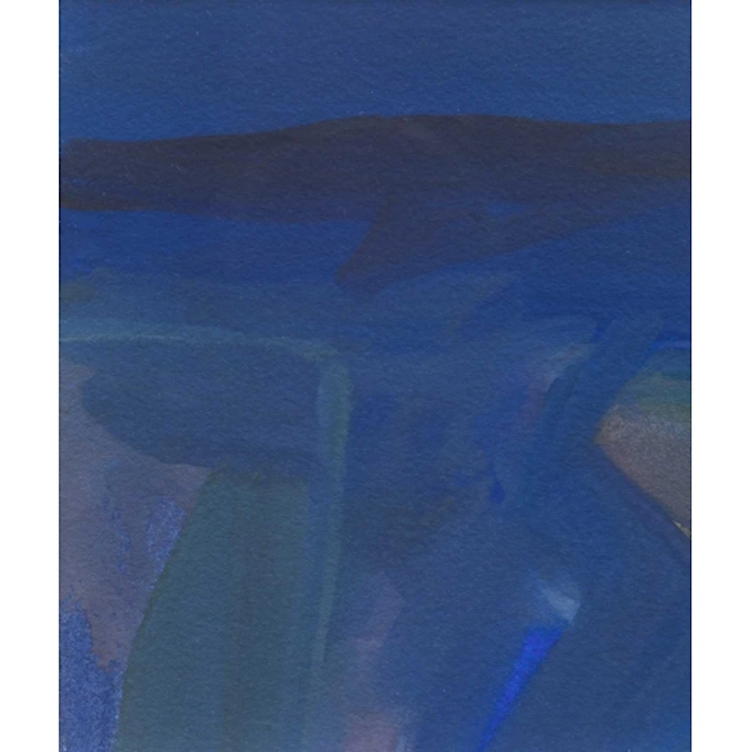 § John MILLER (1931-2002) Nocturnal Landscape Gouache, stam...