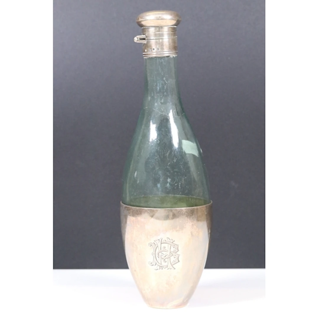 Late 19th Century Victorian hallmarked silver topped codd ne...