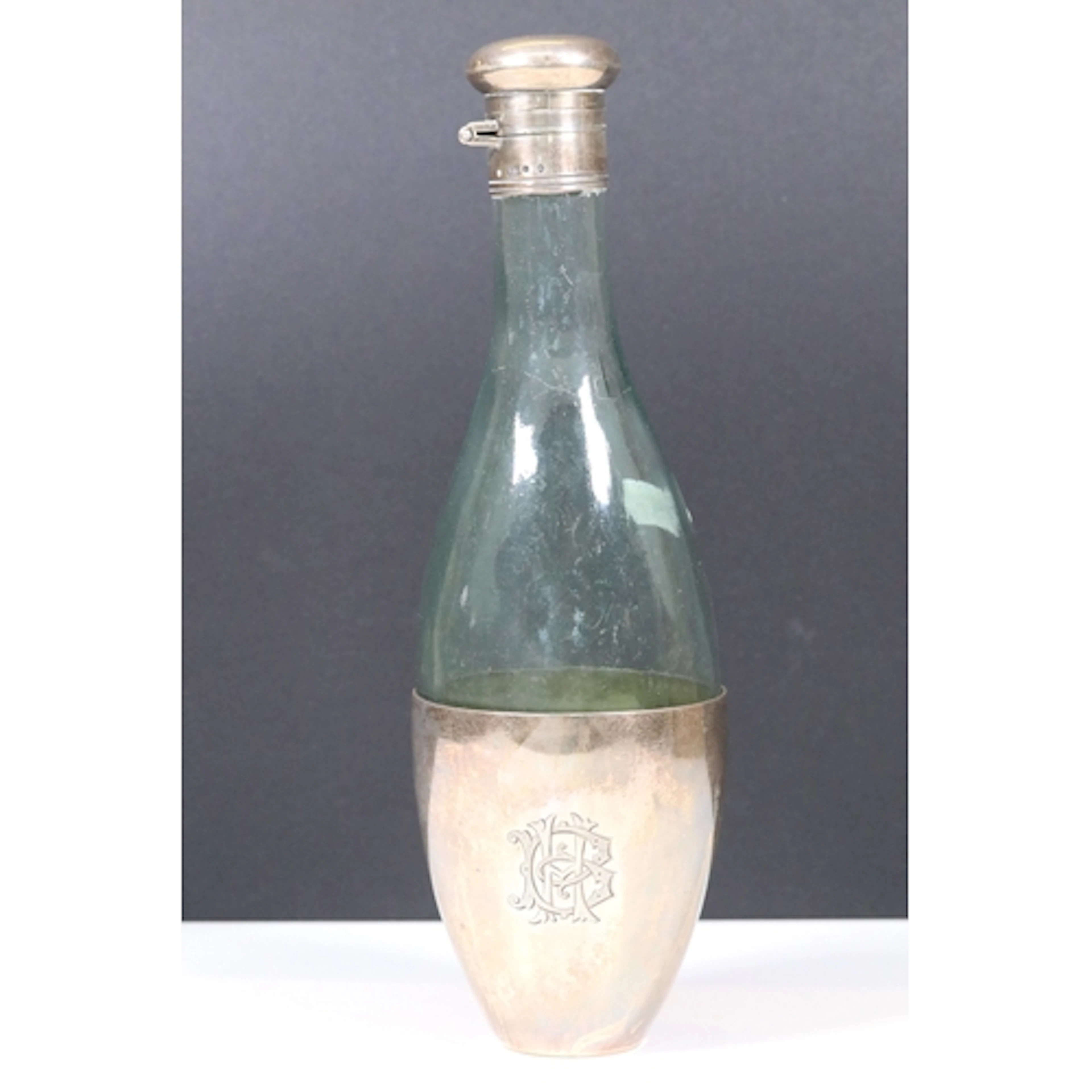 Late 19th Century Victorian hallmarked silver topped codd ne...