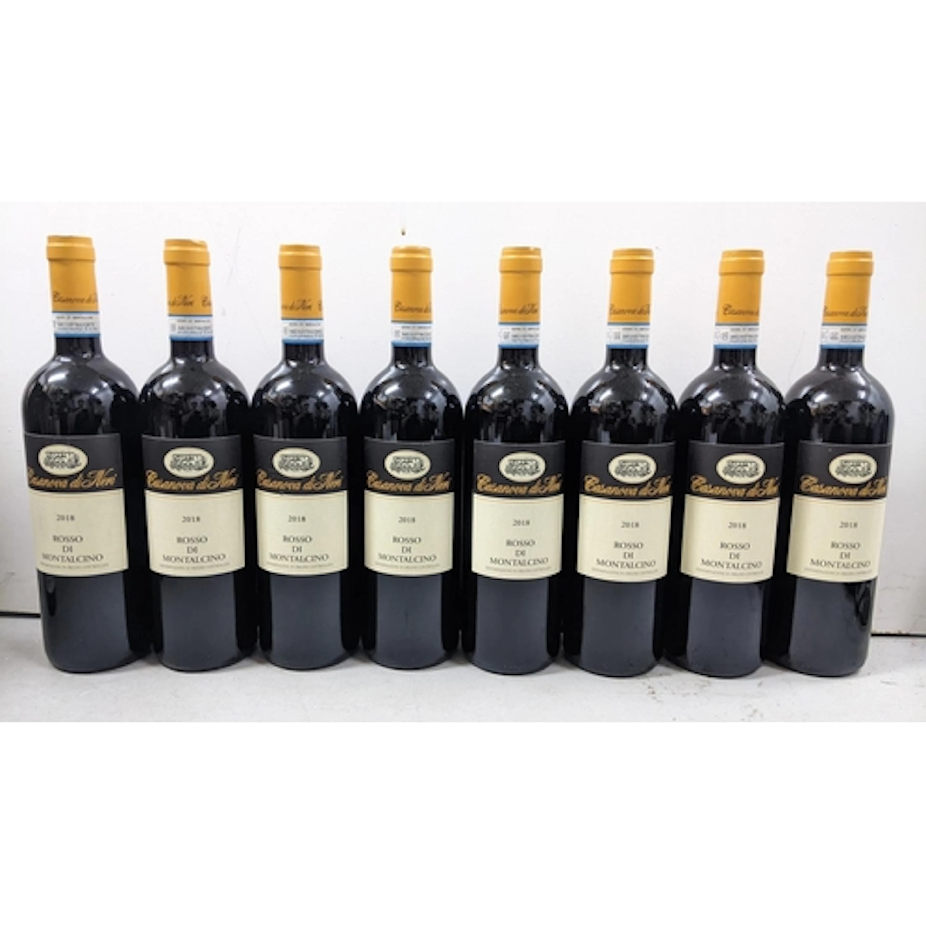 Eight bottles of Italian red wine, Casanova di Neri Rosso di...