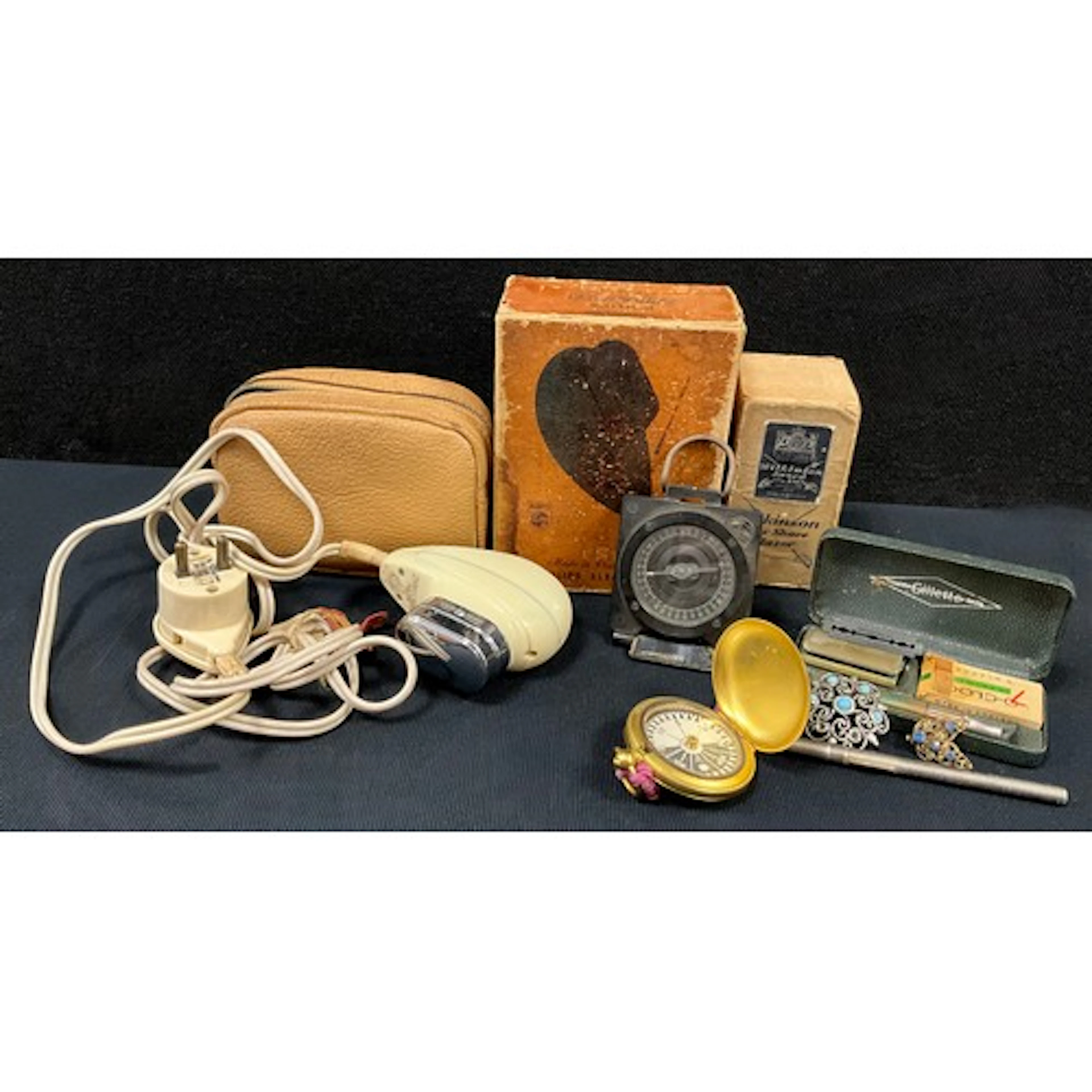 Boxes and objects - a WWII Bakelite Magnetic Marching Compas...