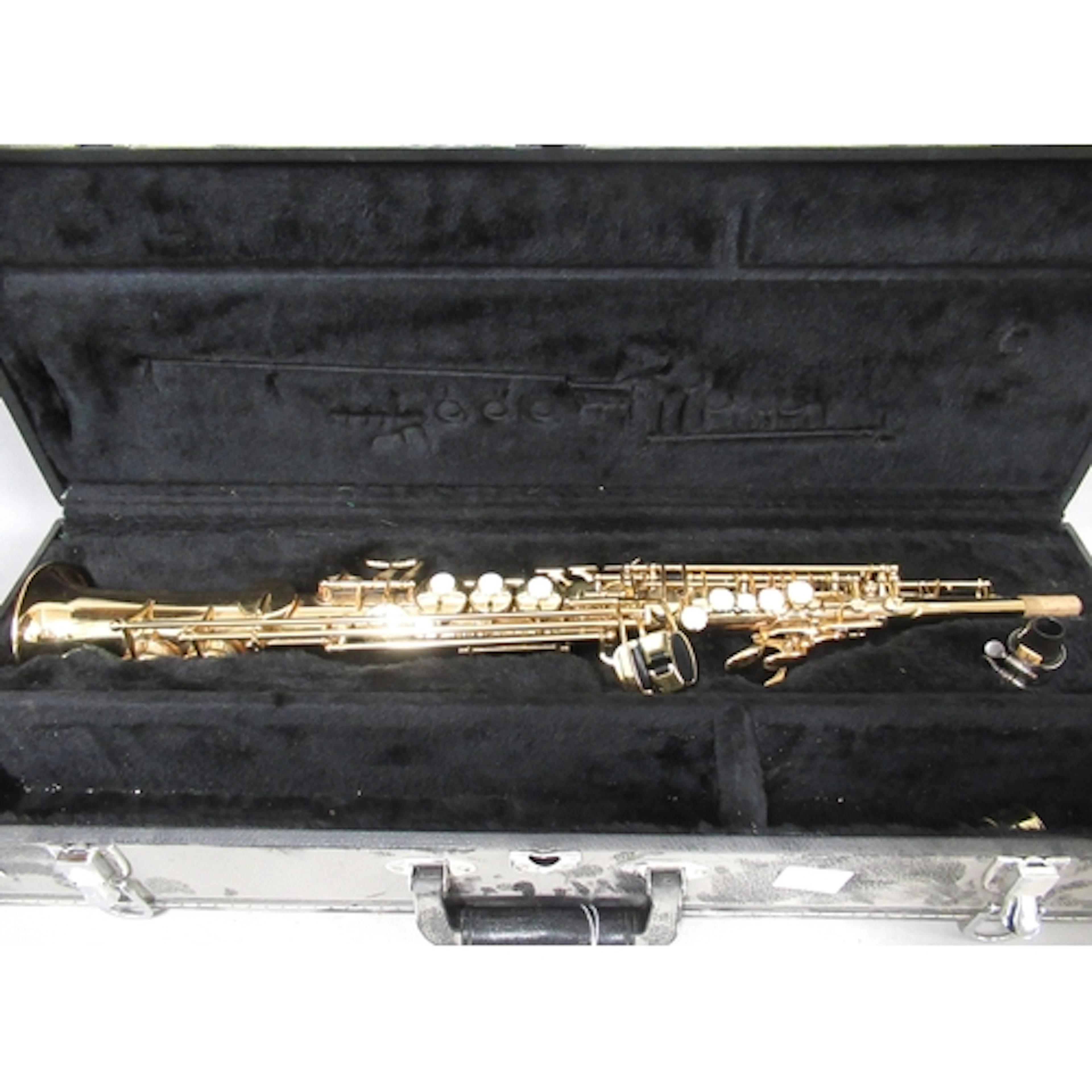 Soprano saxophone, in fitted hard case