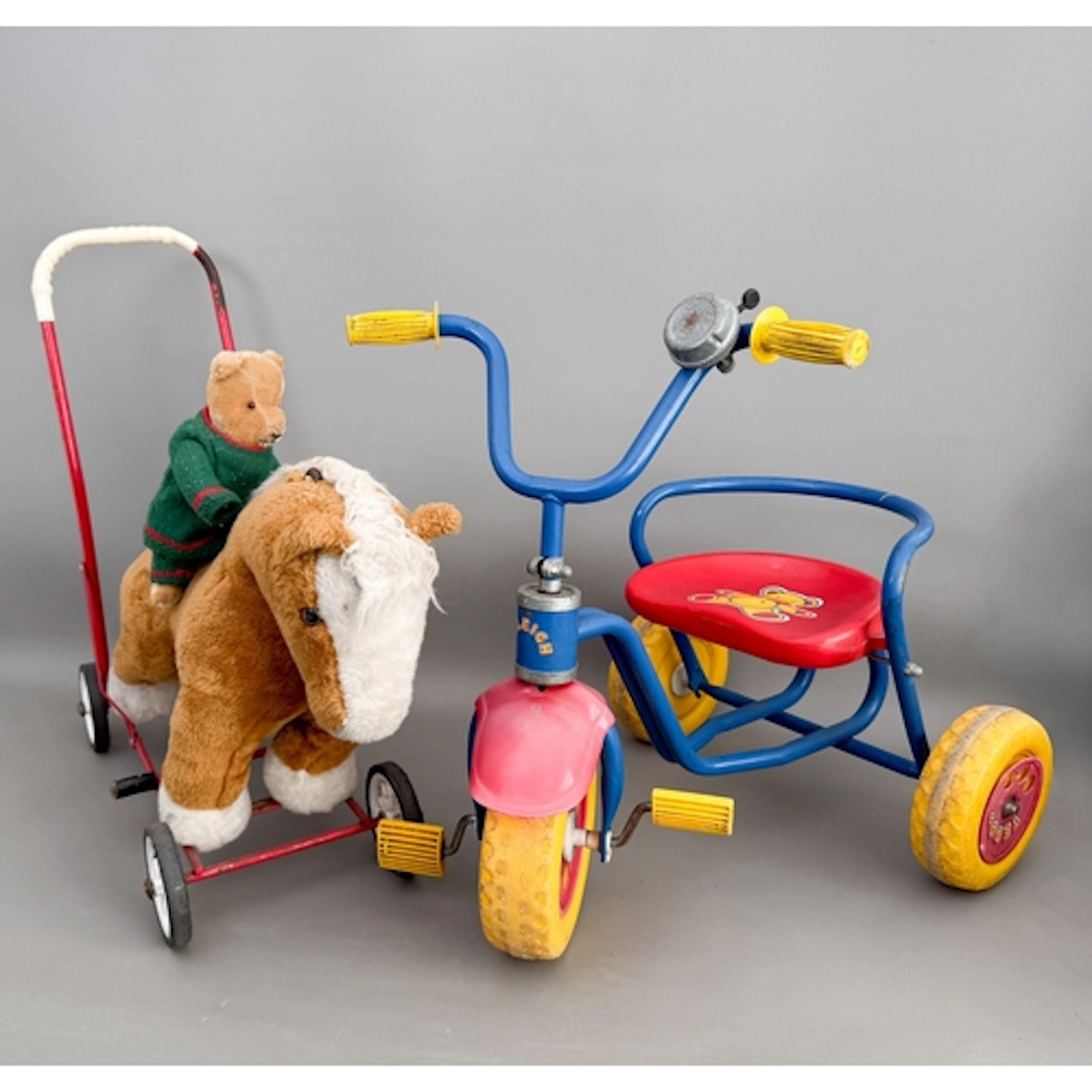 A small group of children's toys - comprising a mid century ...