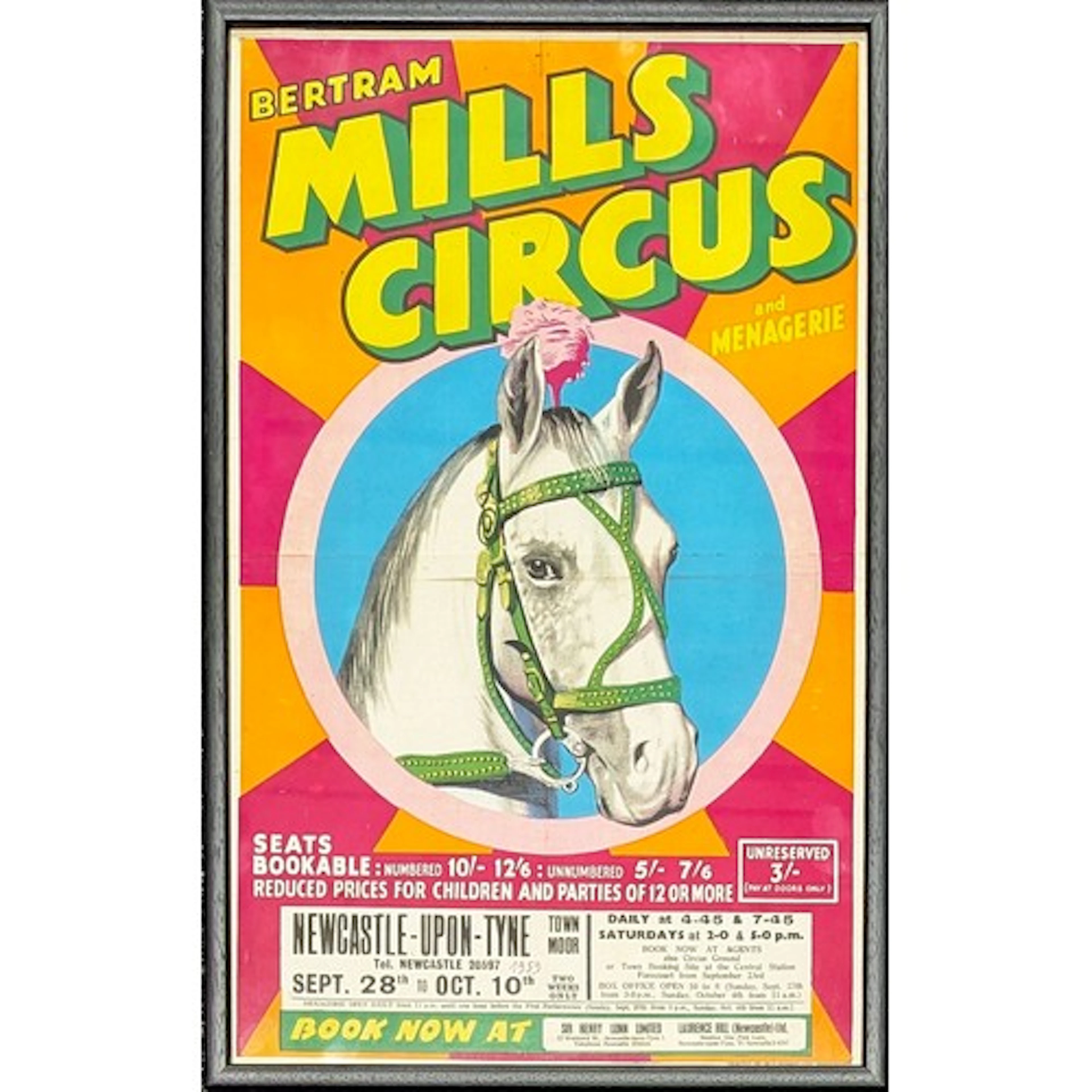 Circus & Fairground - a mid-20th century pictorial poster, B...