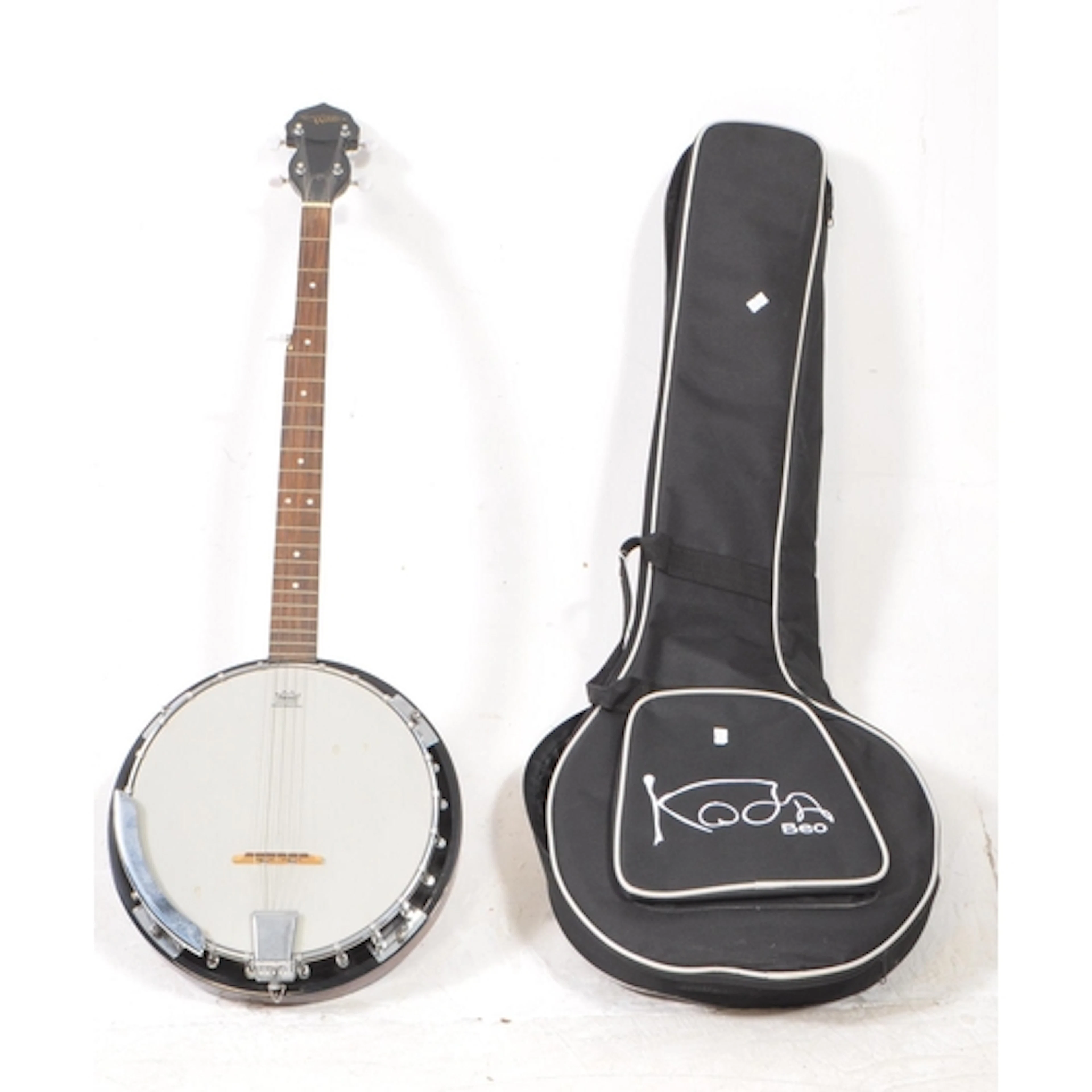 Remo - Late 20th century Countryman five string banjo with R...