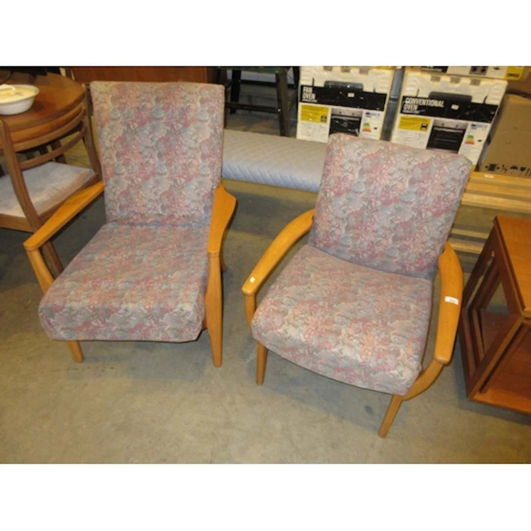 Two Parker Knoll Lounge Chairs