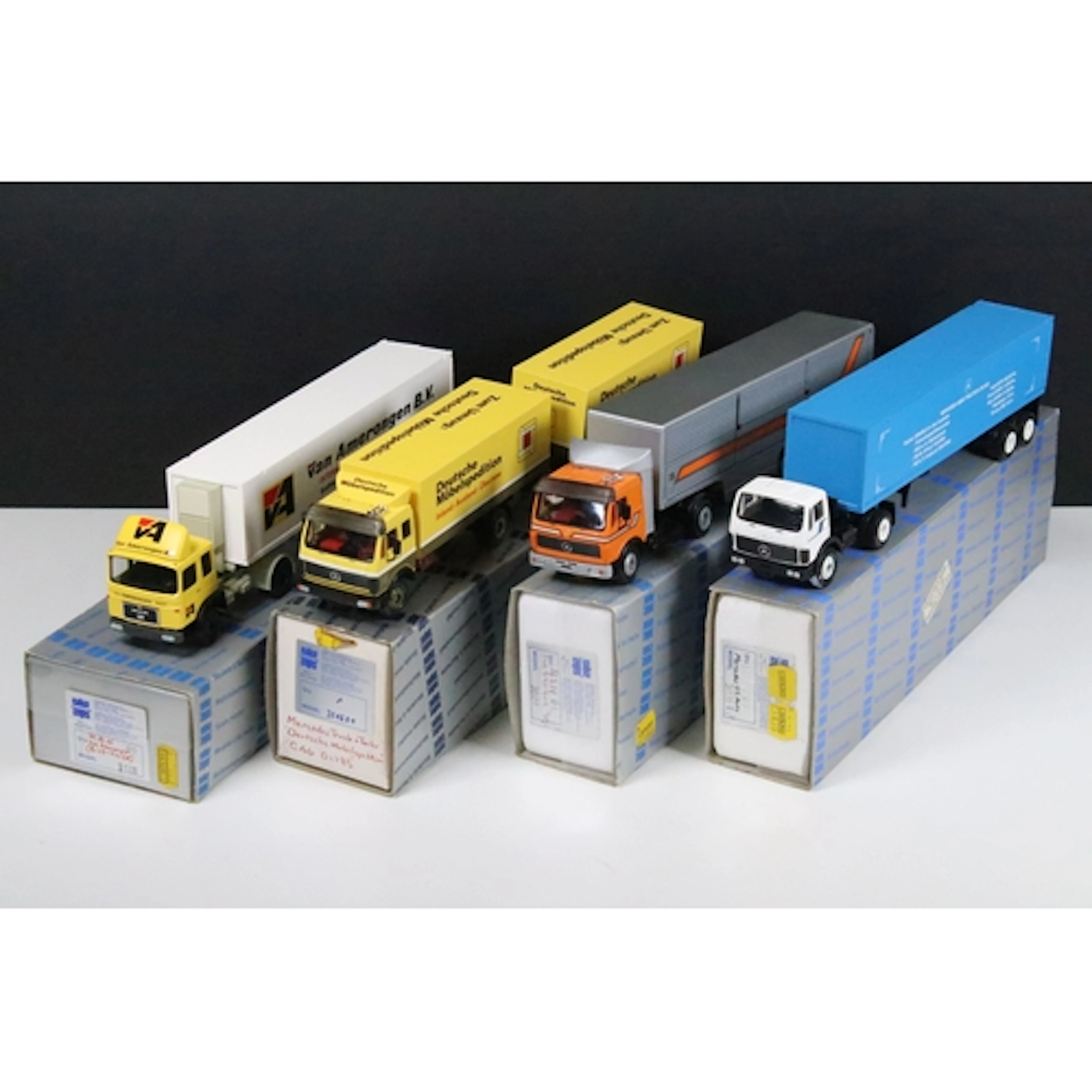 Four boxed Conrad commercial diecast models to include No. 3...