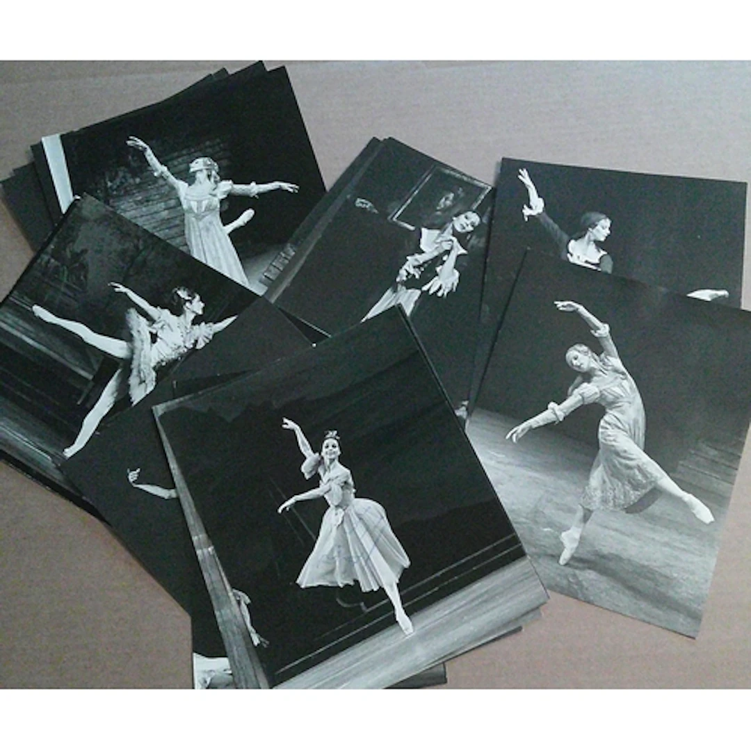 1970s 21 Royal Ballet 10 by 8 inches signed Ballerina photog...