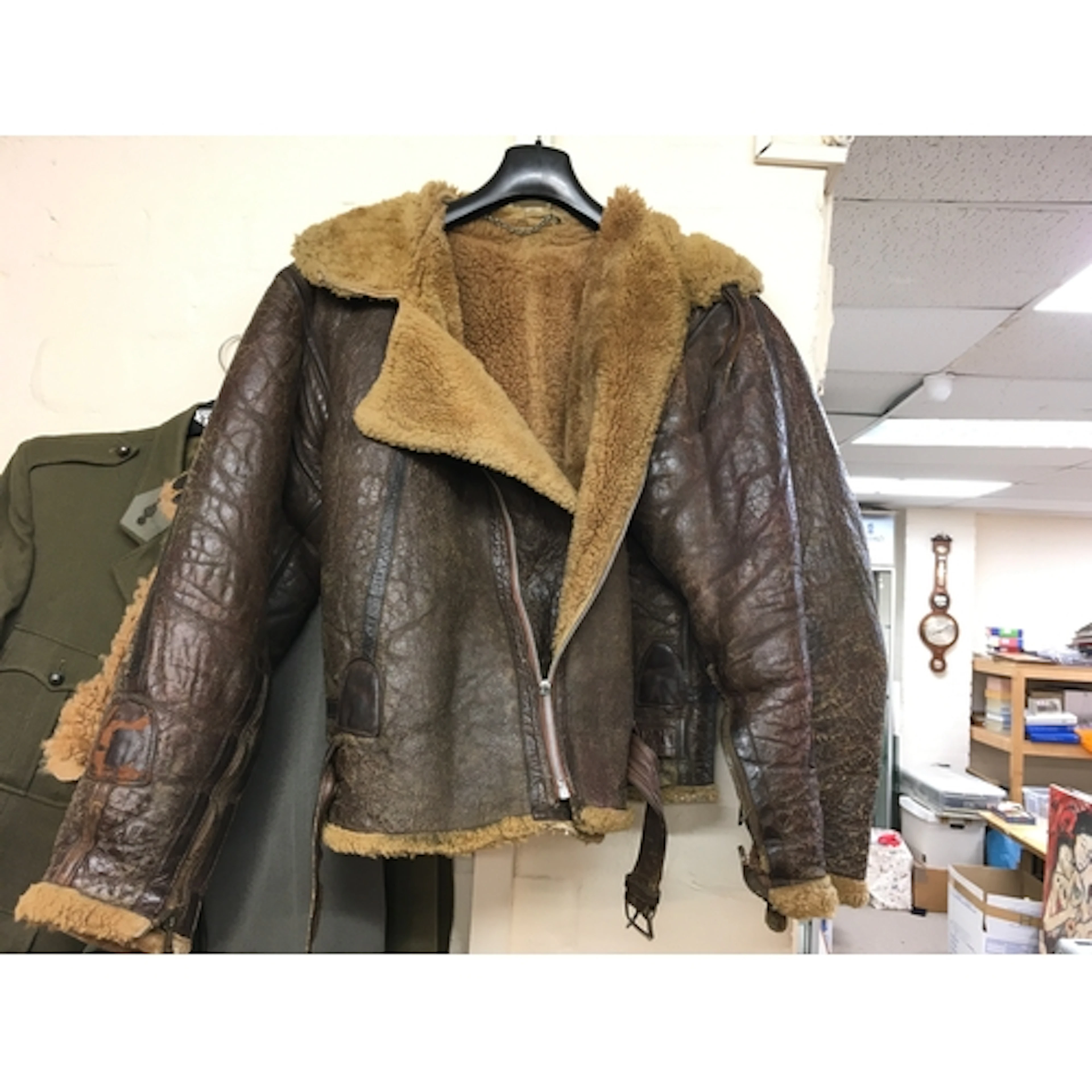 An aviator jacket