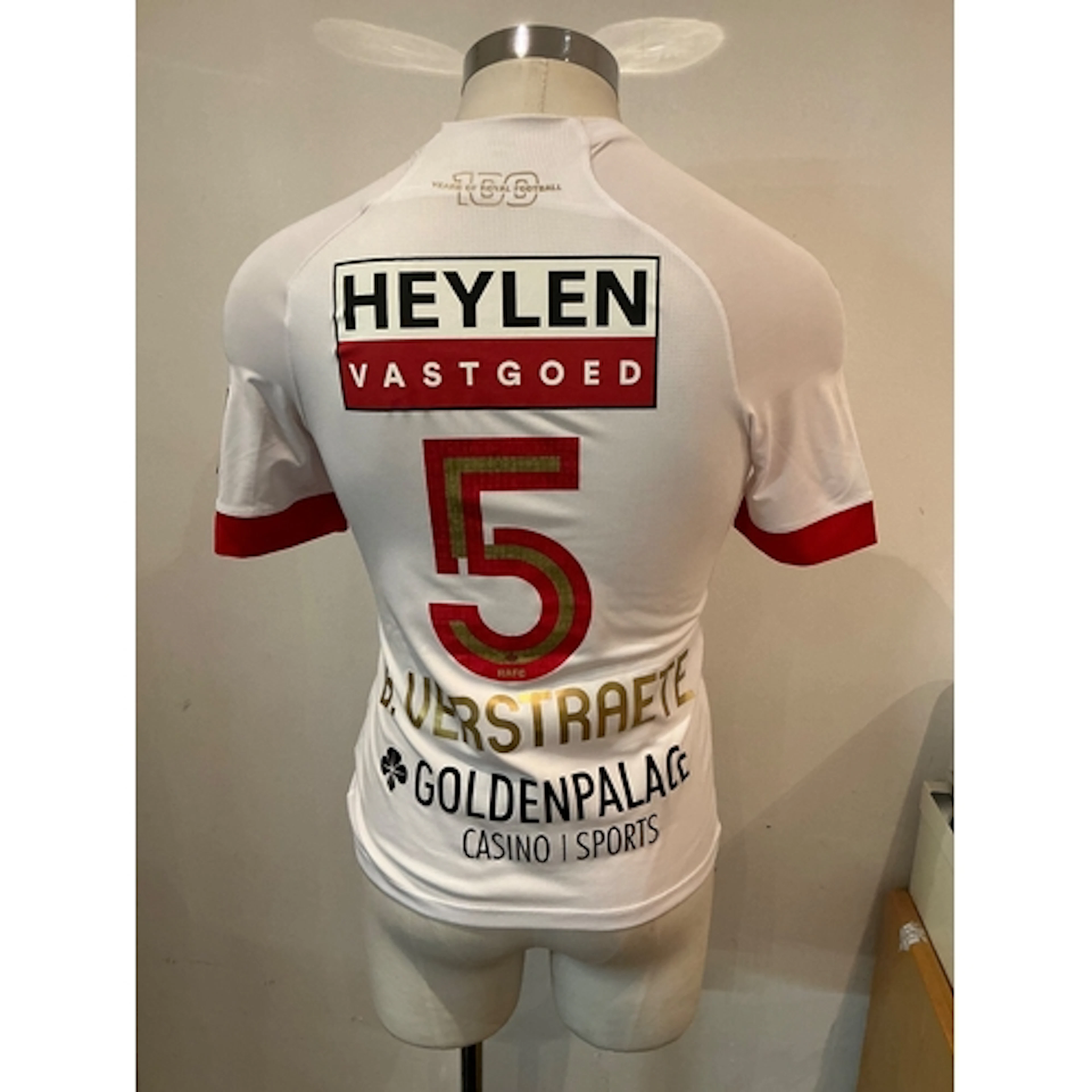Antwerp 2020 - 2021 Match Prepared Football Shirt: Jako sho...