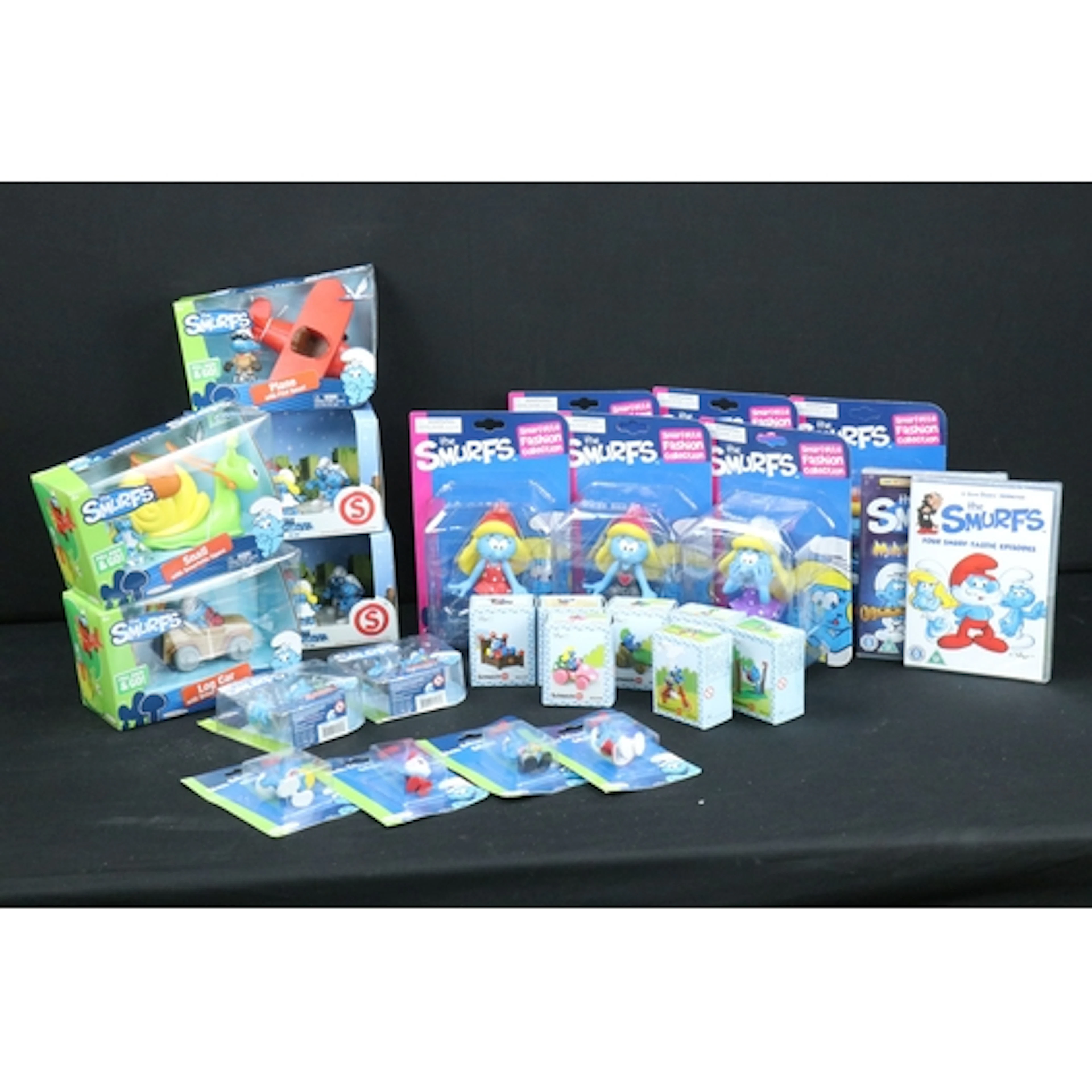 24 Boxed/carded Peyo Schleich The Smurfs figures to include ...