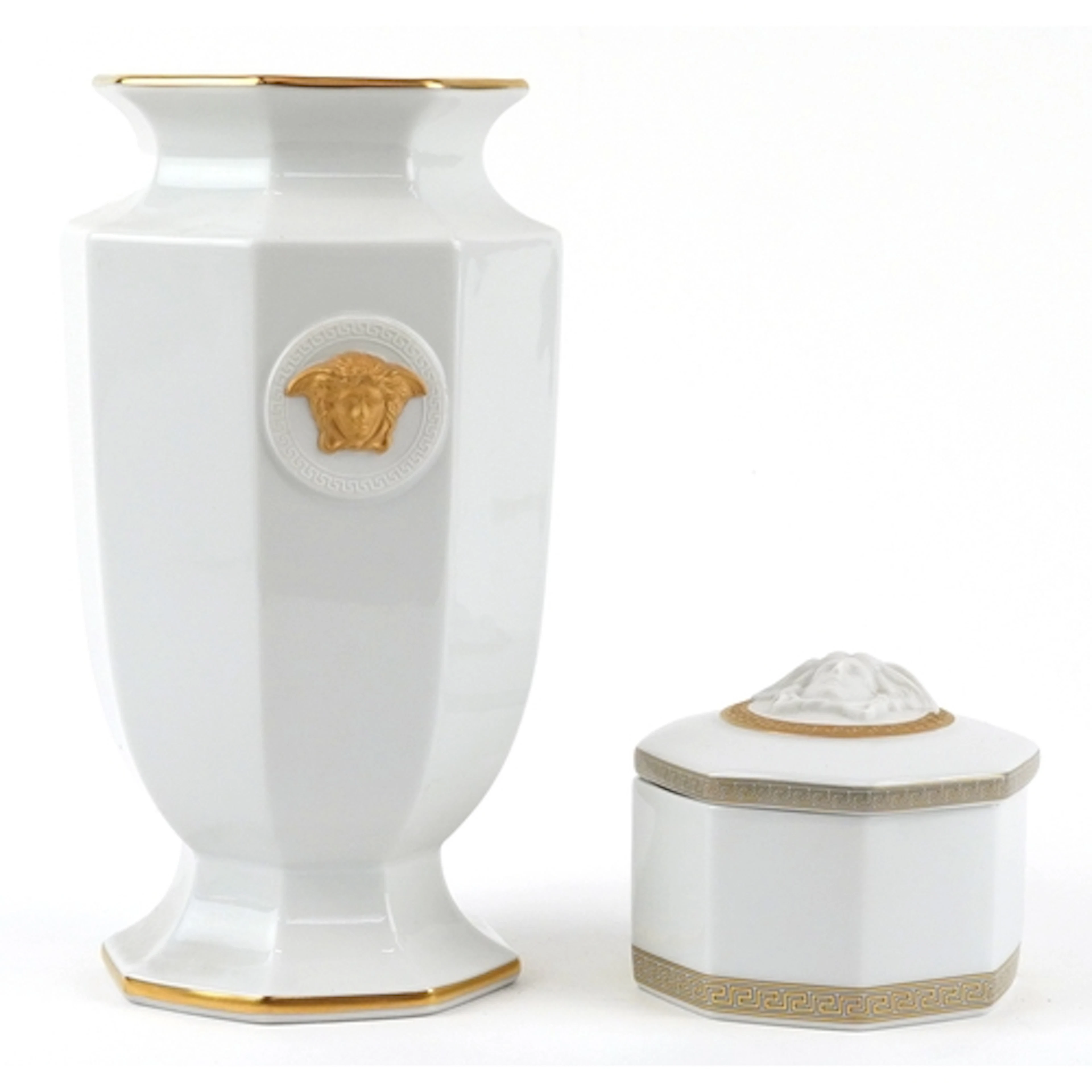 Versace for Rosenthal, designer porcelain comprising an octa...