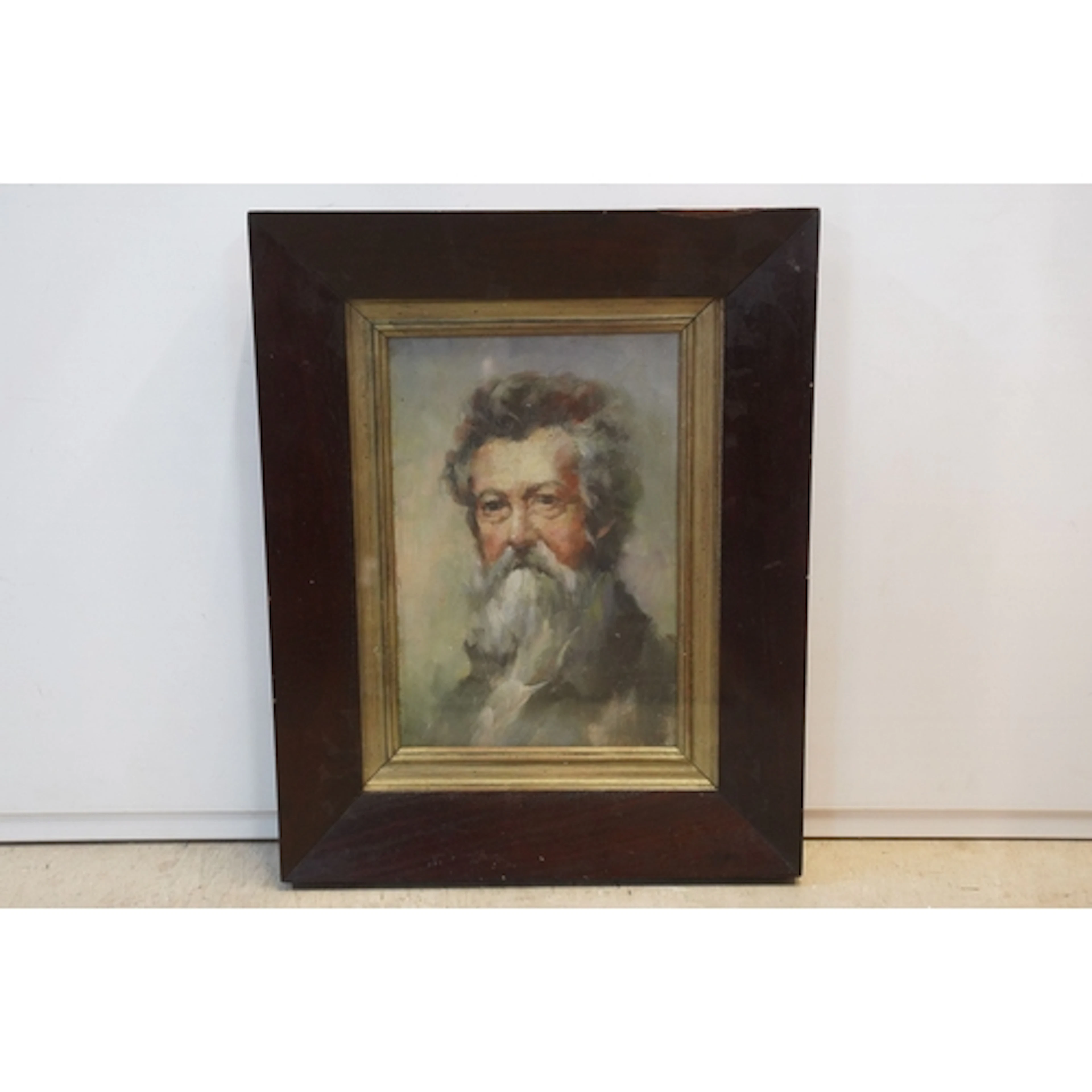 Head and shoulders portrait of a man, probably William Morri...