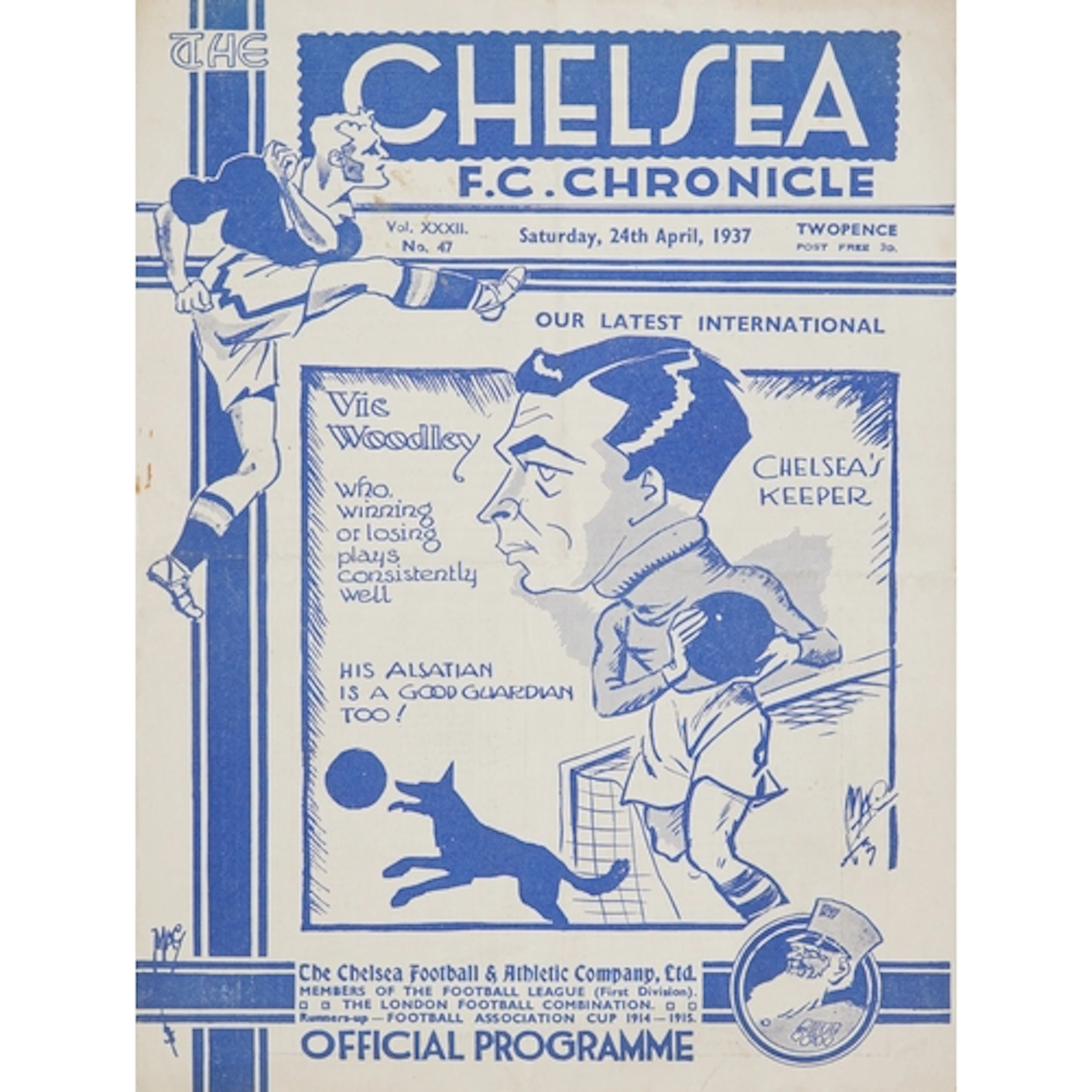 Chelsea F.C. Chronicle official football programme - Our Lat...