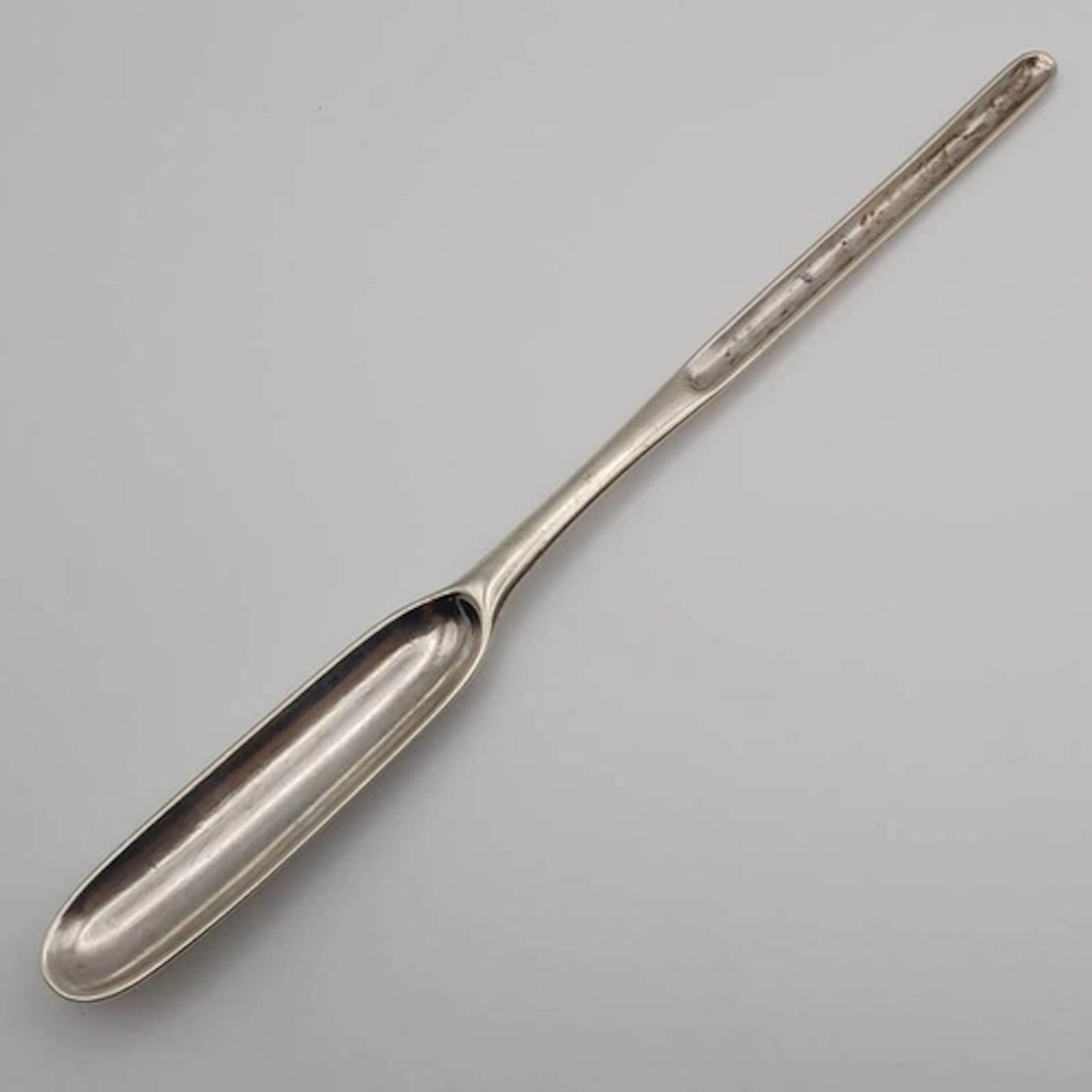 GEORGE II SILVER MARROW SCOOP BY THOMAS MANN, LONDON 1721, W...