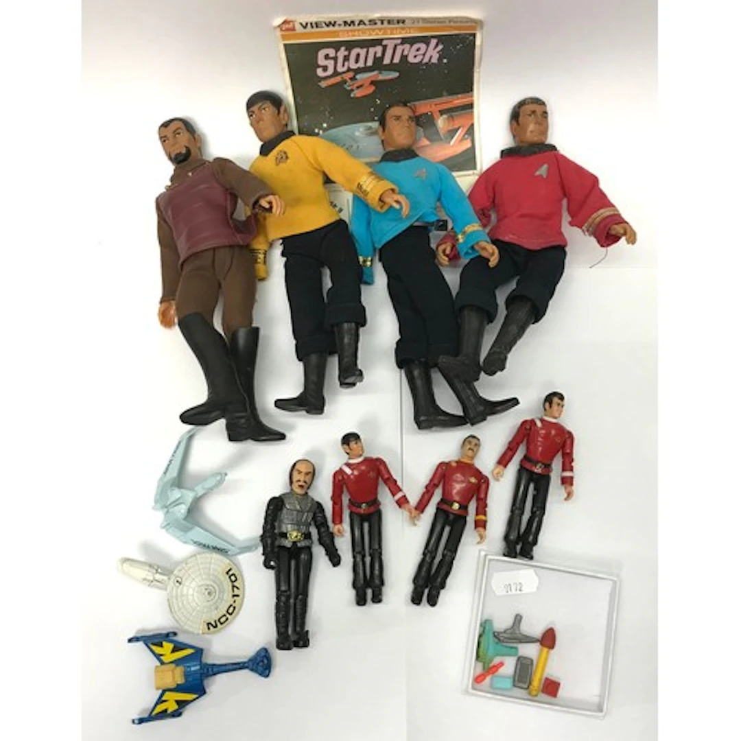 Four Star Trek 8" action figures by Mego Corporation 1974: K...