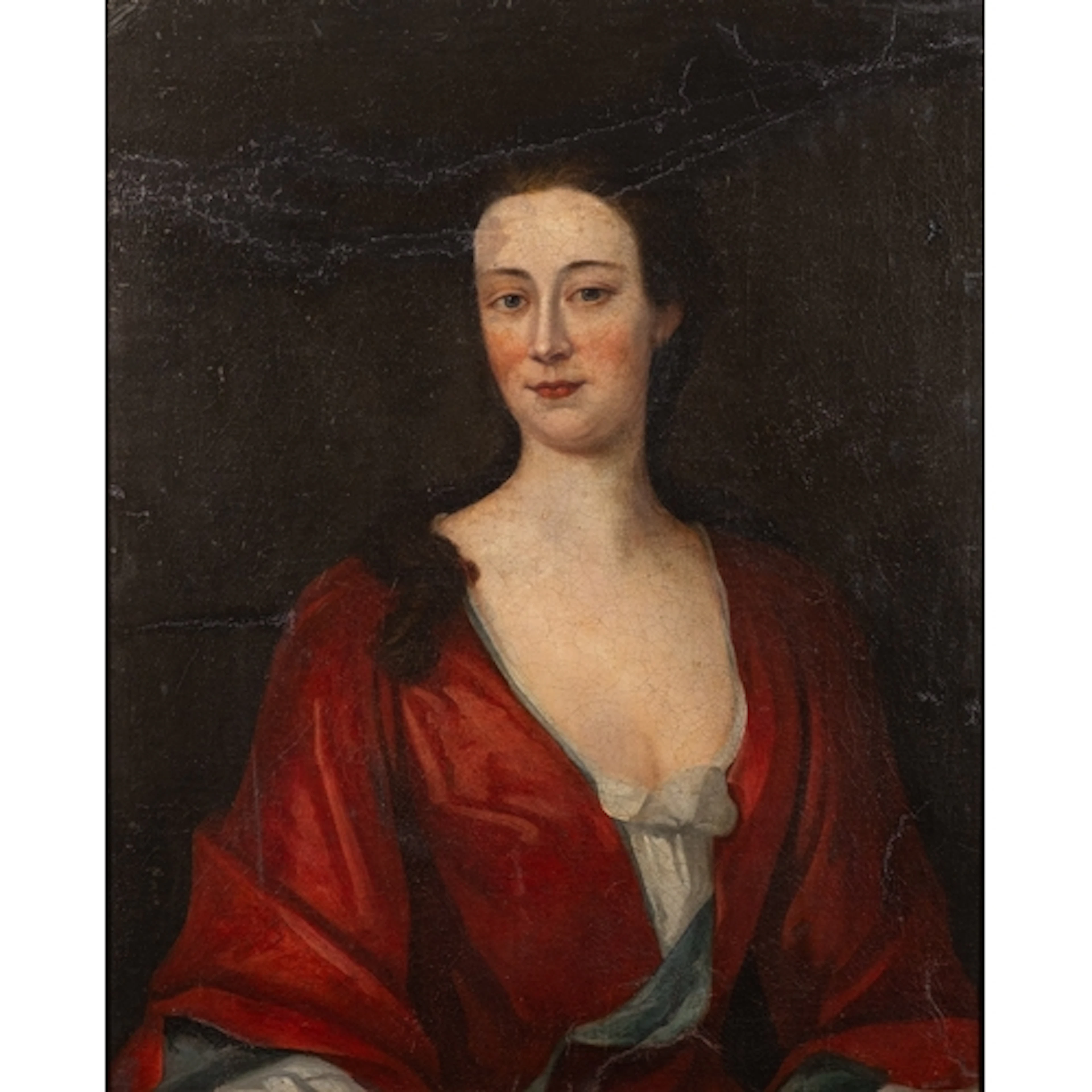 Early 18th Century British school - Portrait of a lady in r...