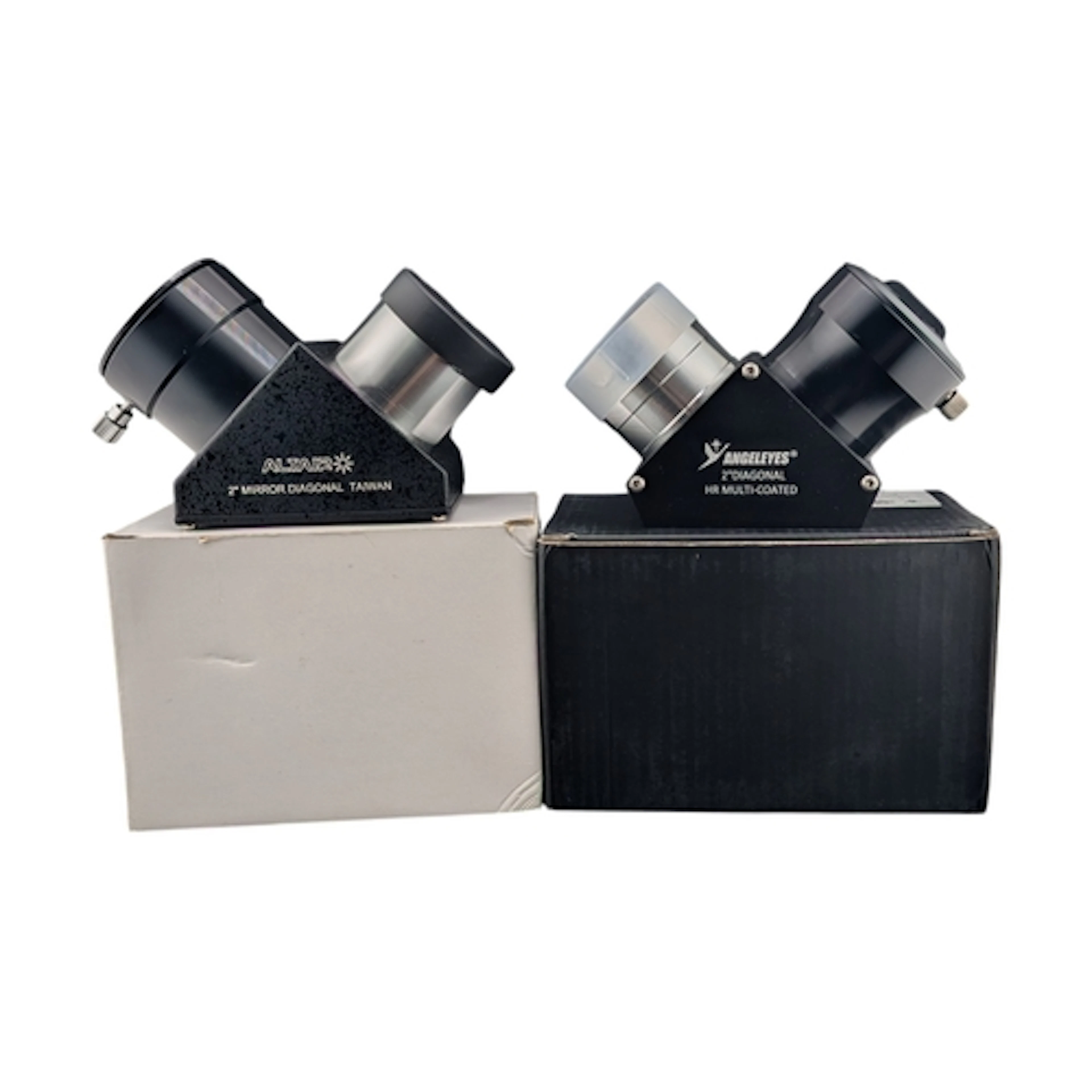 Two boxed contemporary telescope 2" diagonals. Comprising an...