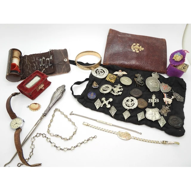 A collection of Boys Brigade and Military badges to include ...