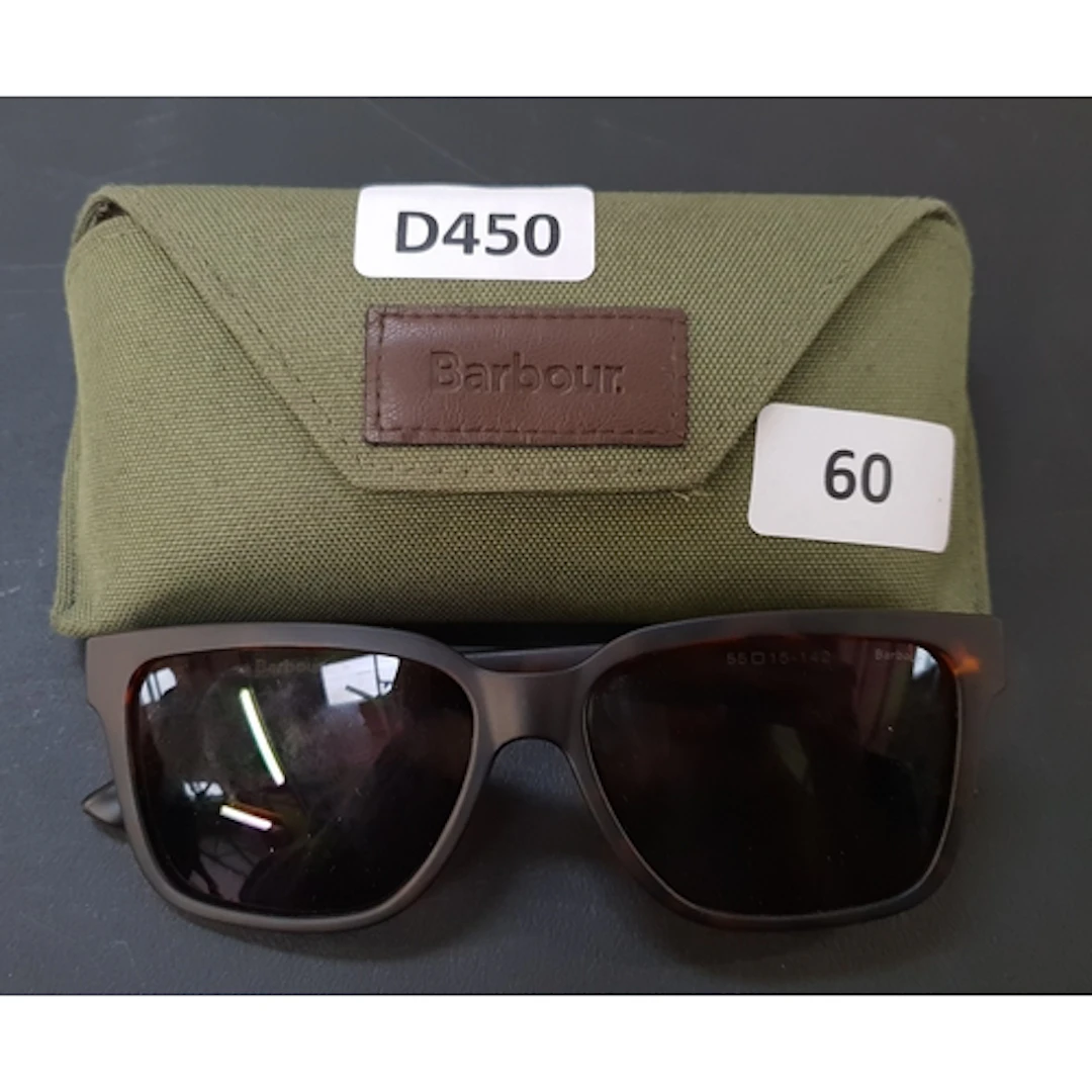 PAIR OF SUNGLASSES BARBOUR BAS-3013A INC. BARBOUR CASE