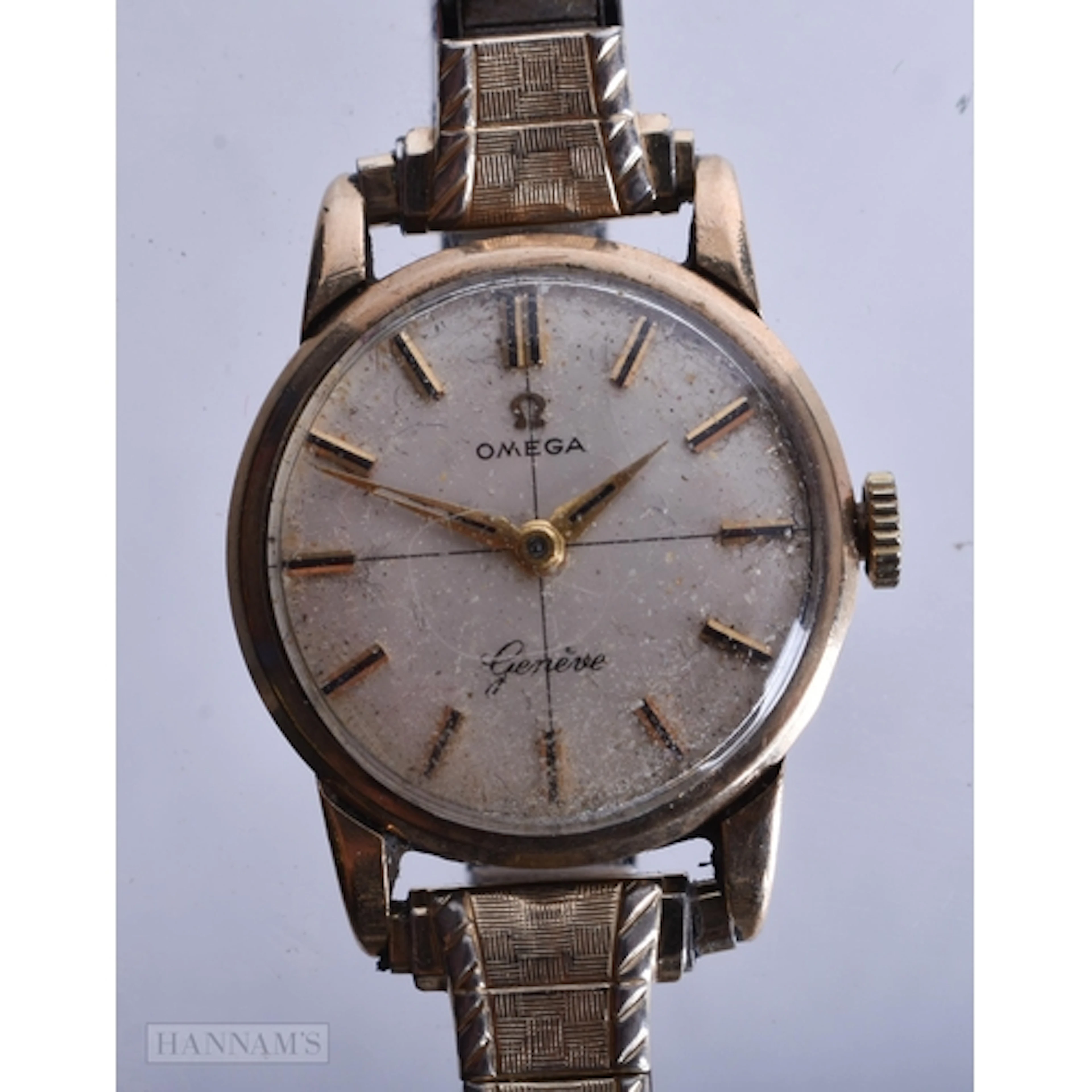 A Vintage Ladies Omega Cocktail Watch with expanding strap. ...