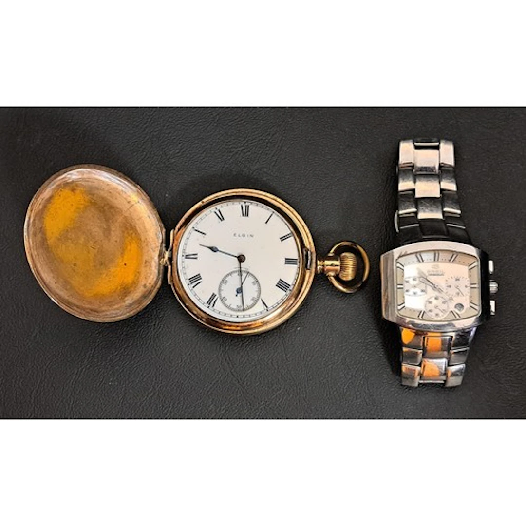 BREIL CHRONOGRAPH WRISTWATCH the dial with baton hour marker...