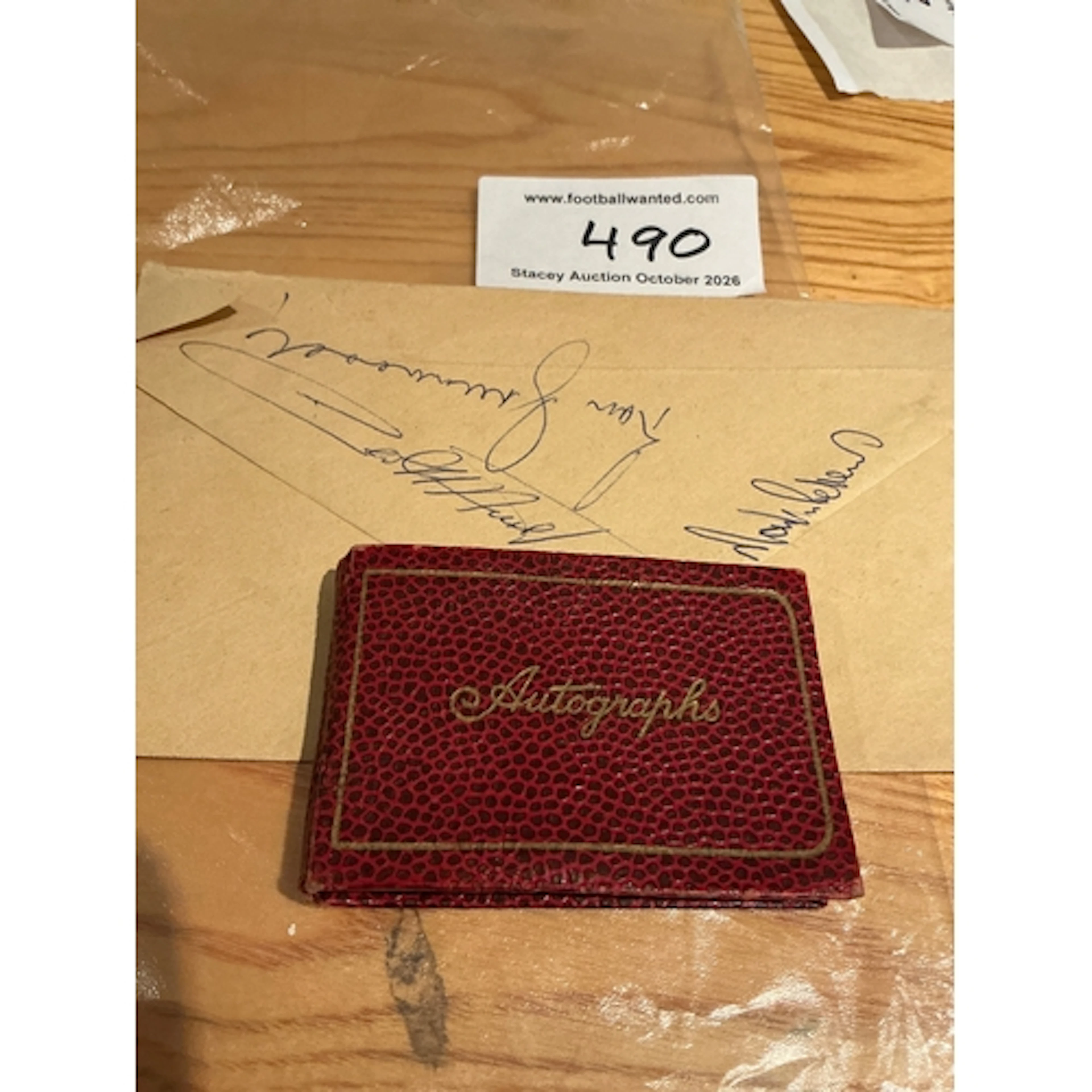 West Ham 1963 Autograph Book: Small autograph book to includ...