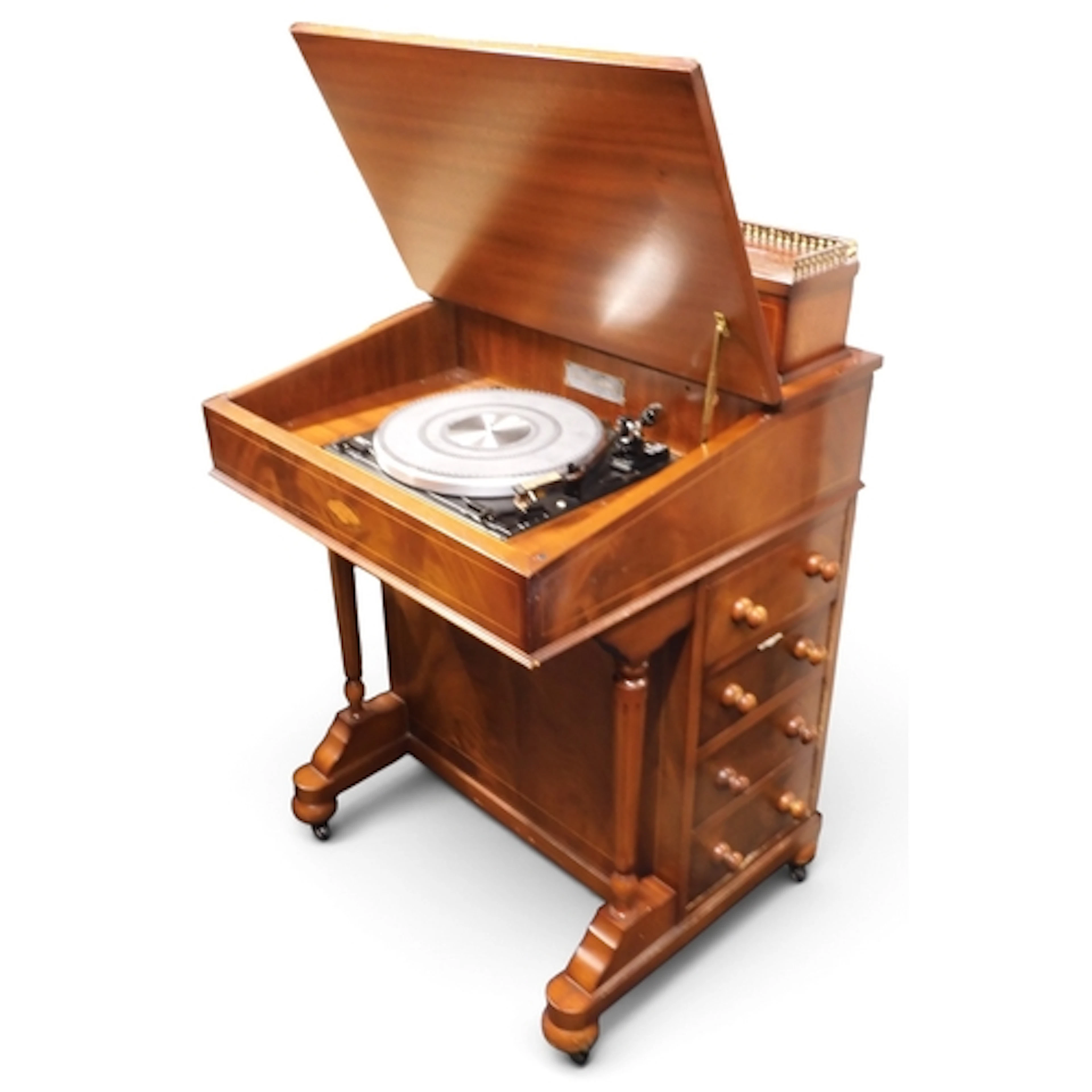 A 20th century "Period High Fidelity" Davenport HiFi with gr...