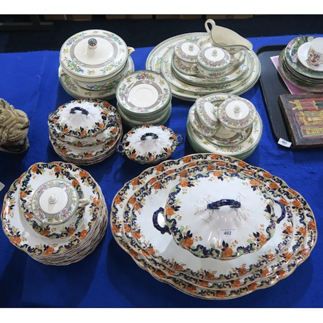 A John Maddox Majestic part dinner service and Minton tablew...