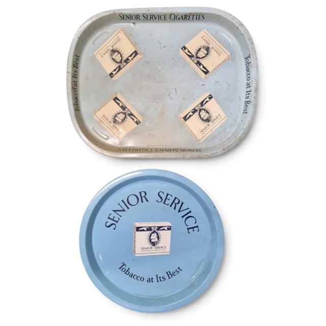 Two 1950's Players Advertising Trays, both in good condition...