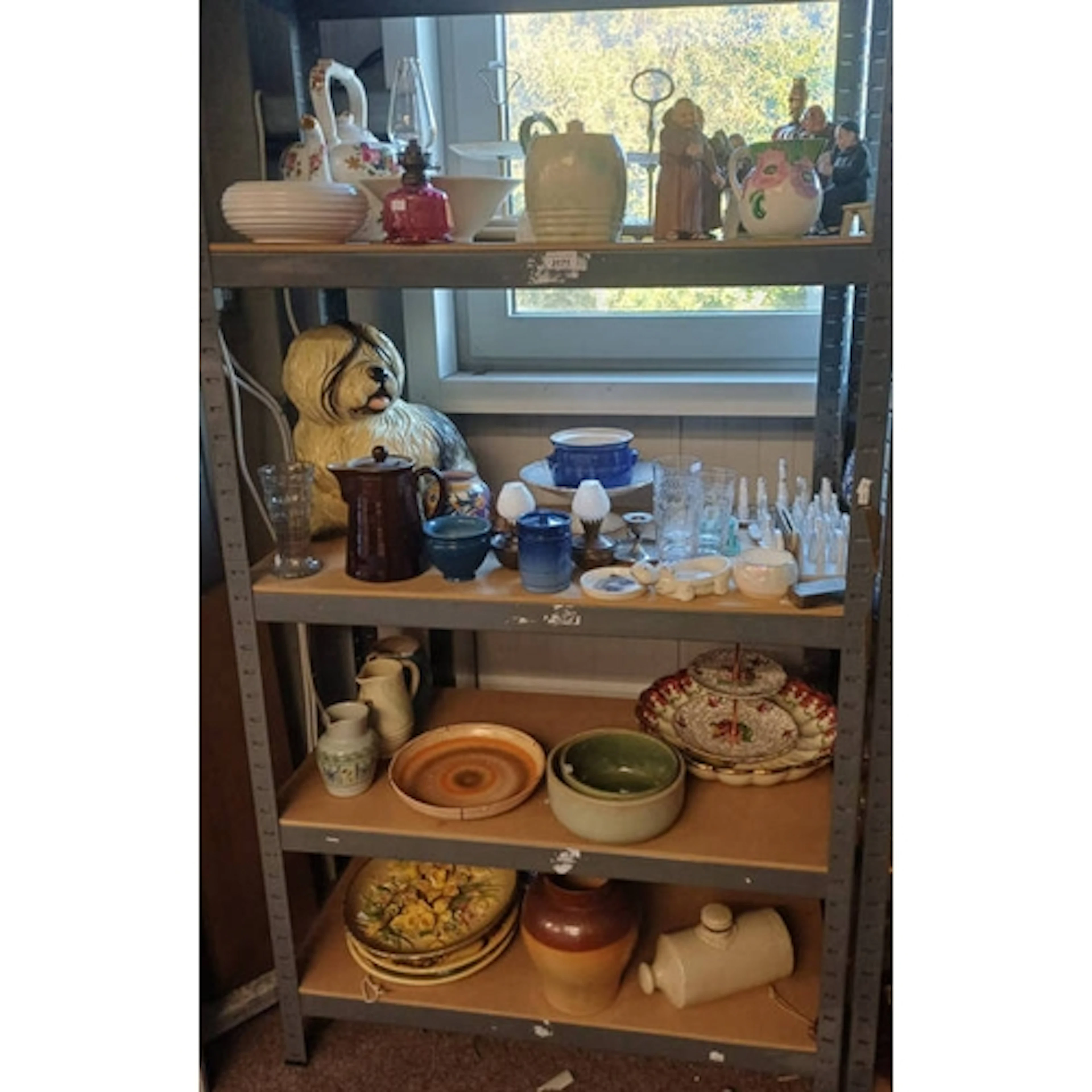 SELECTION OF VARIOUS PORCELAIN, ETC INCLUDING CRANBERRY GLAS...