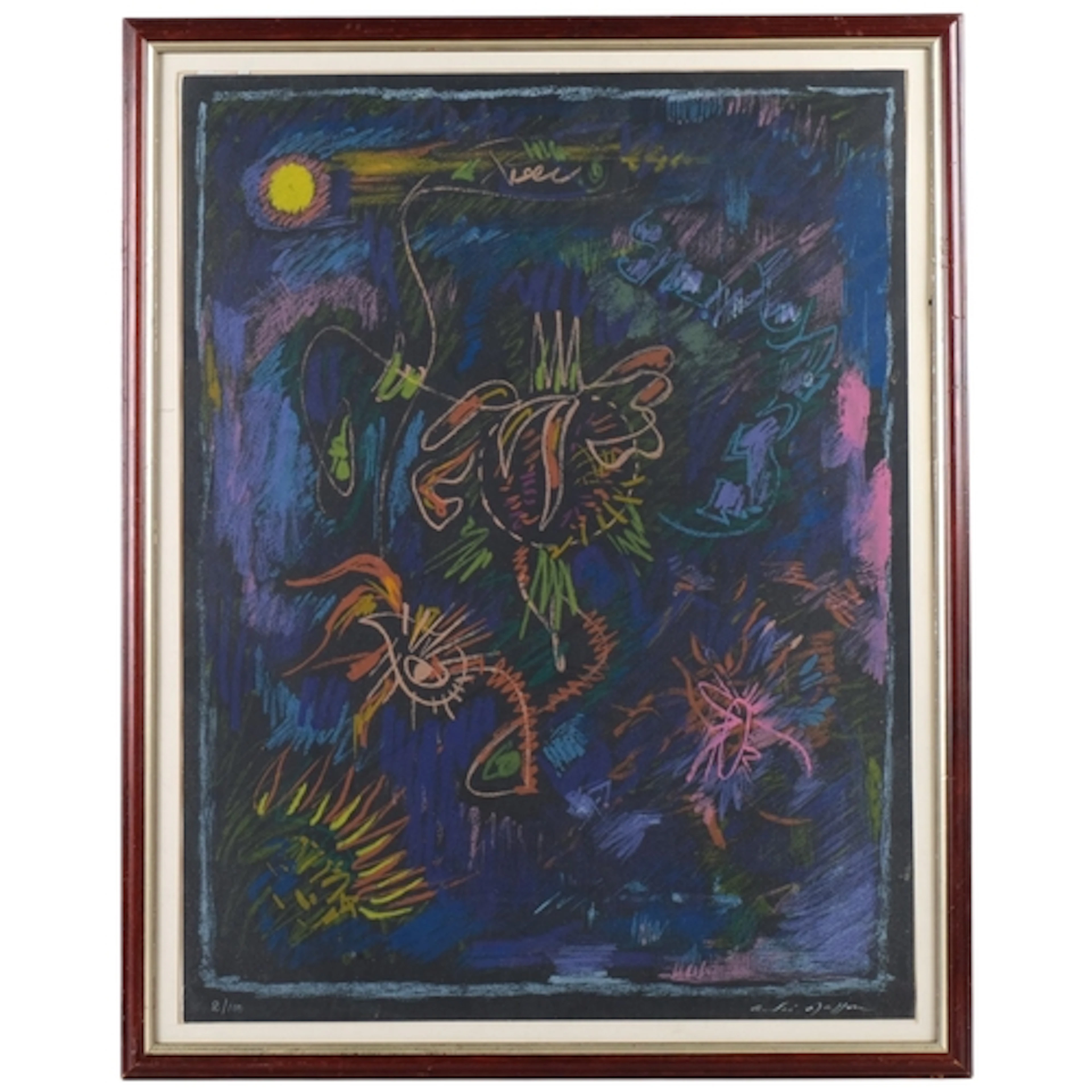 Andre Masson, danse das tournesois, original lithograph 1971...