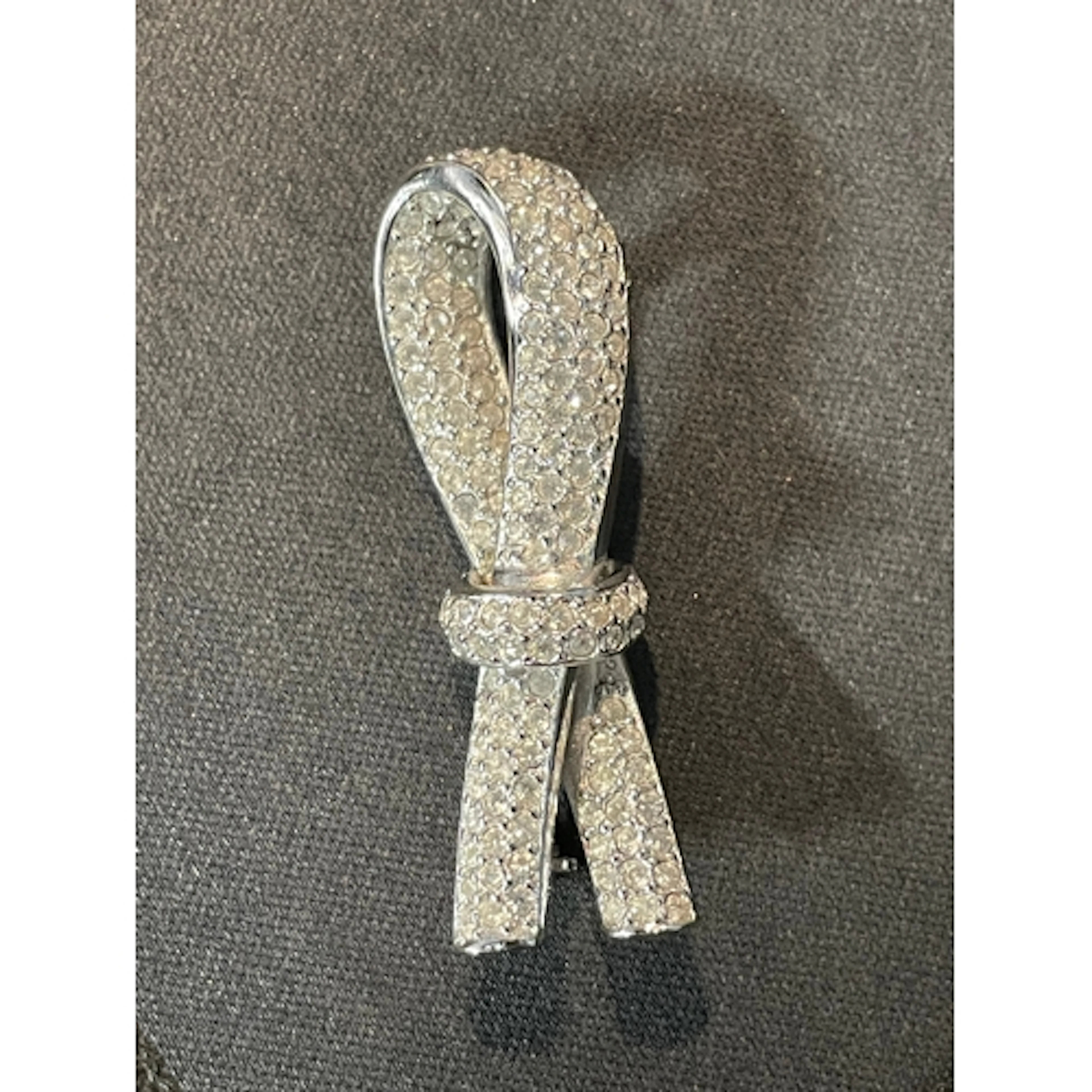 Christian Dior ribbon brooch, marked 'Chr.Dior©', length 50m...