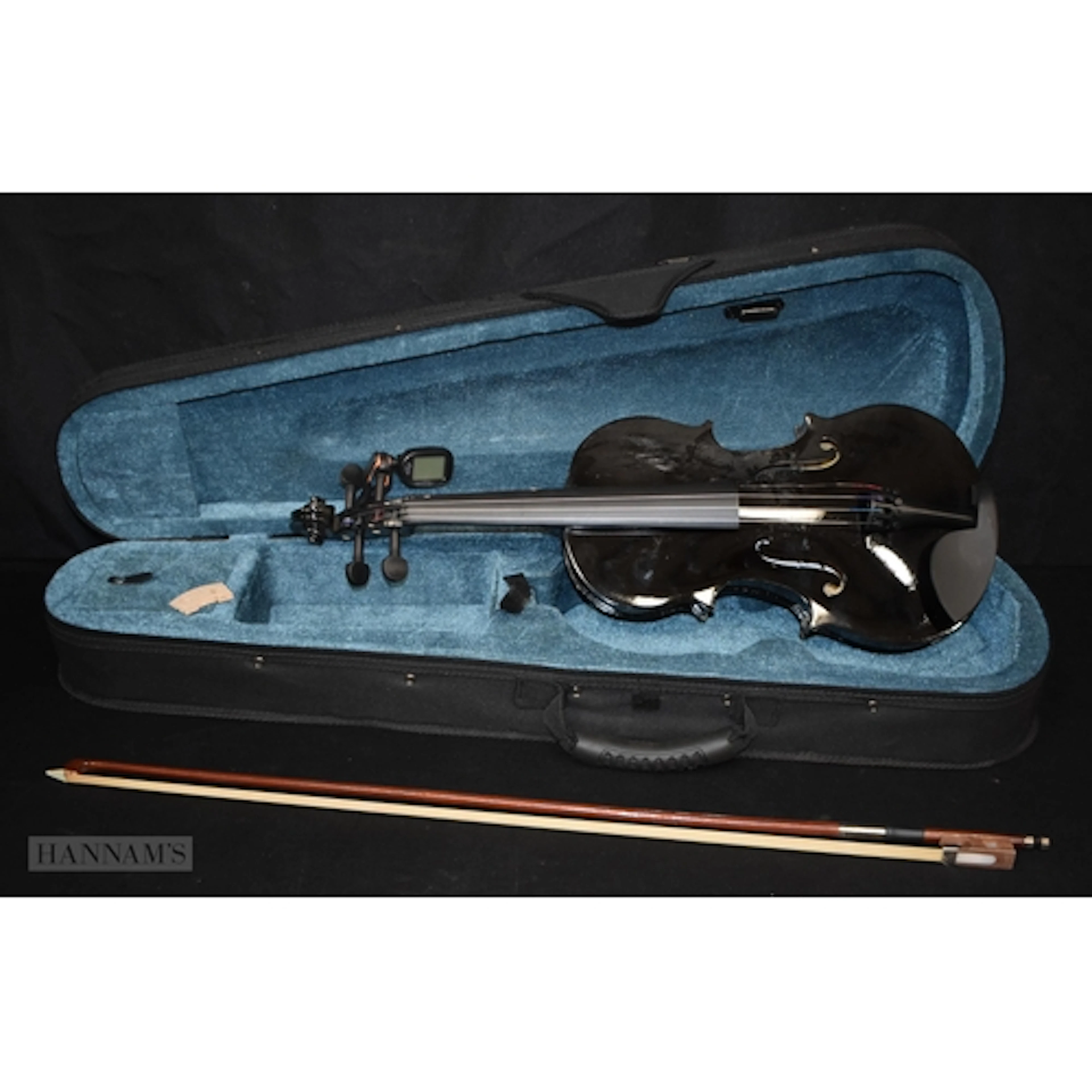 A cased Forenza violin and bow 56cm