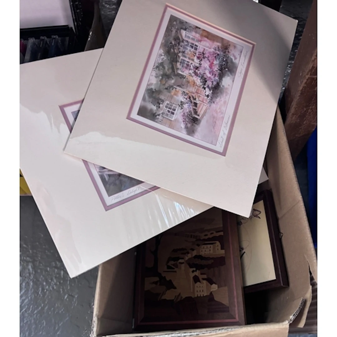 Two unframed coloured prints, signed by Canadian Artist Joyc...