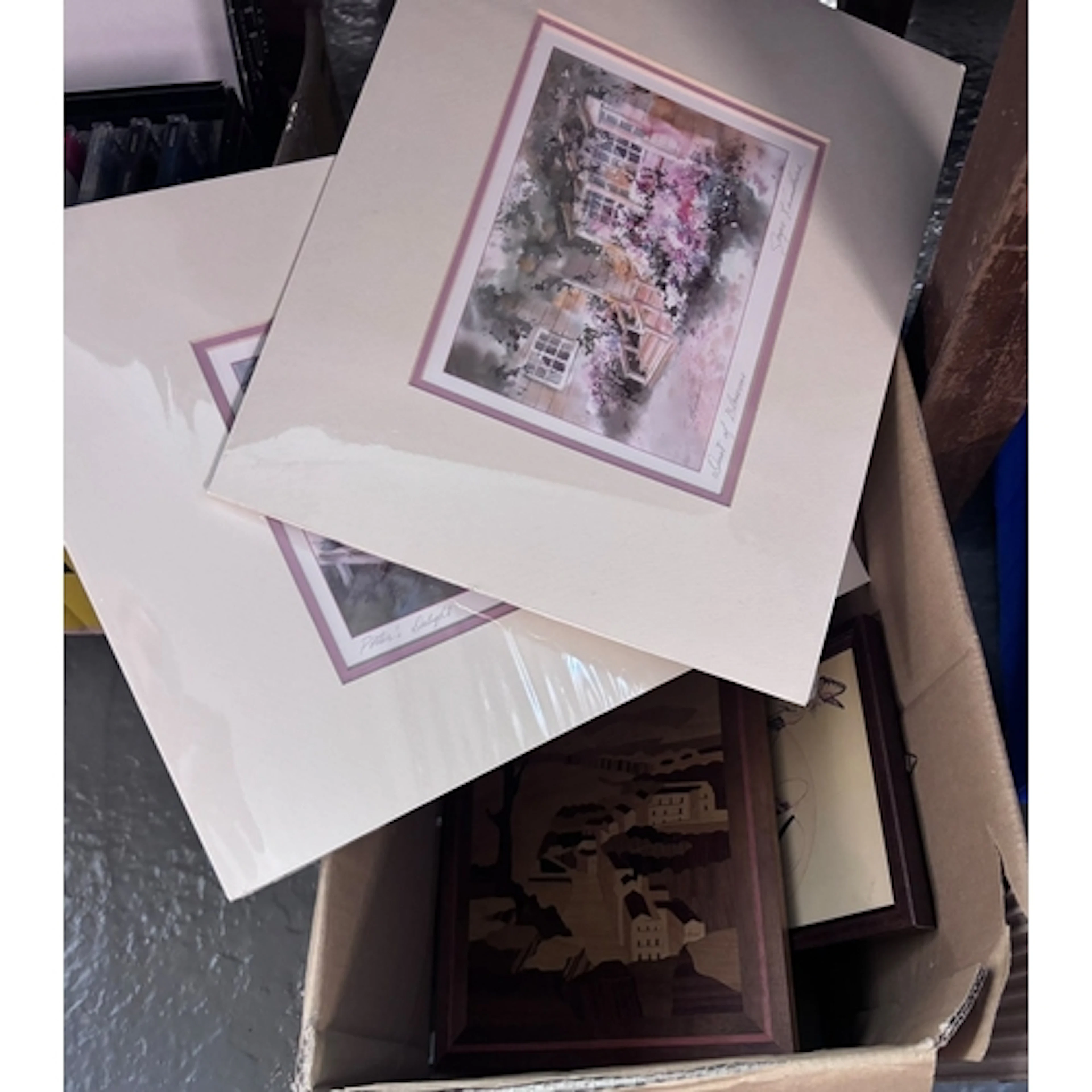 Two unframed coloured prints, signed by Canadian Artist Joyc...