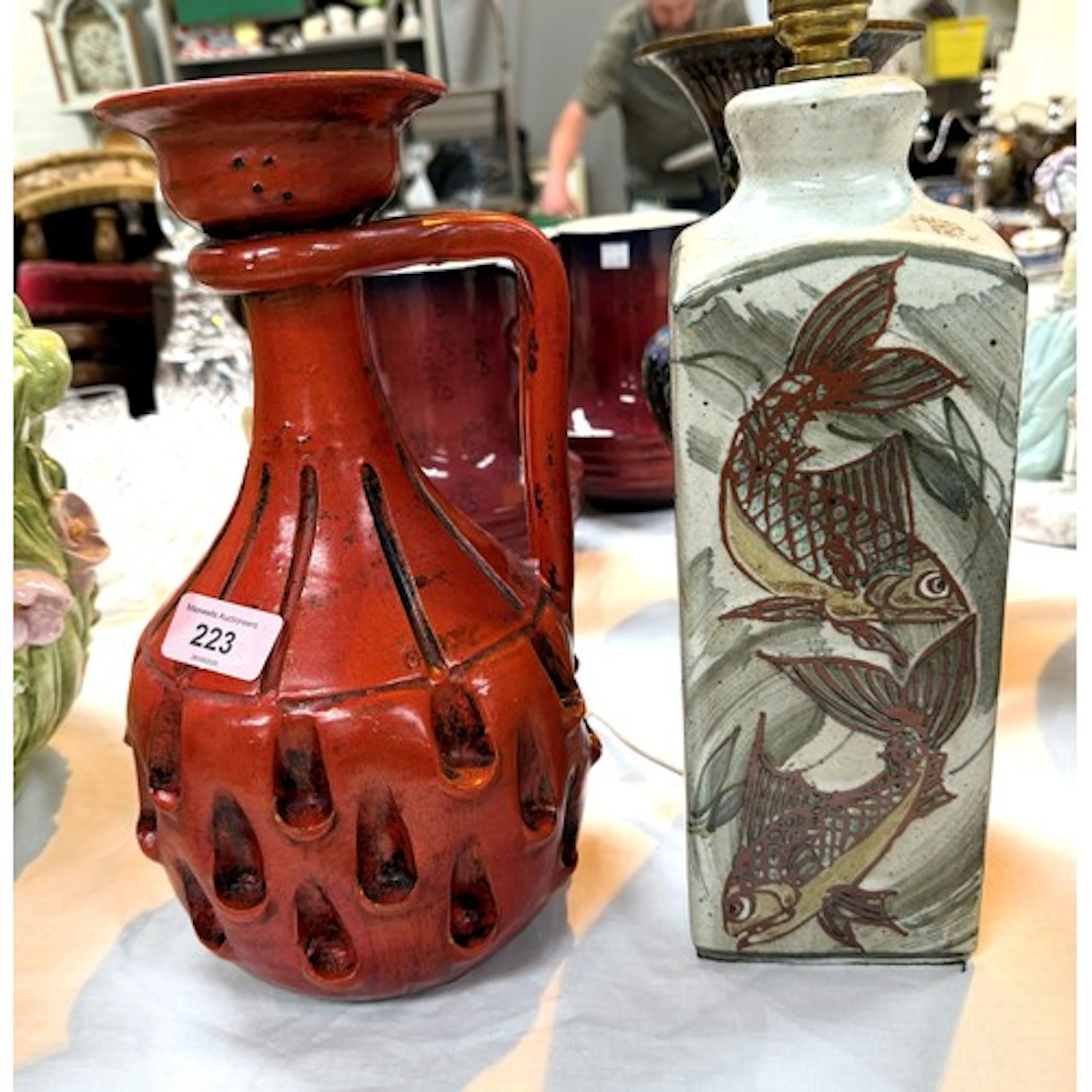 Fratelli Fanciullacci 'Strawberry' jug No 2737, 31cm with re...