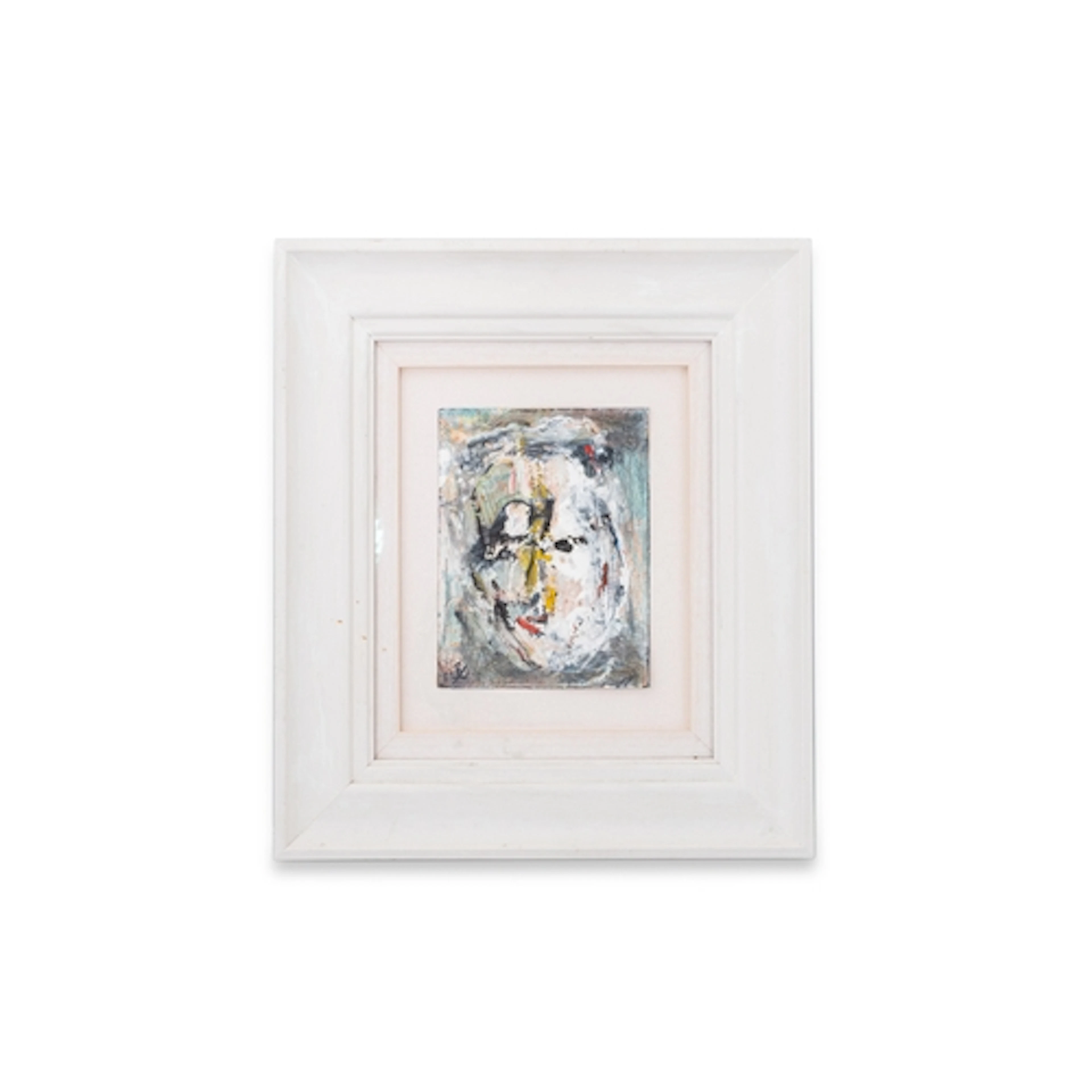 JOHN KINGERLEE (Irish b. 1926) Abstract painting of face on ...