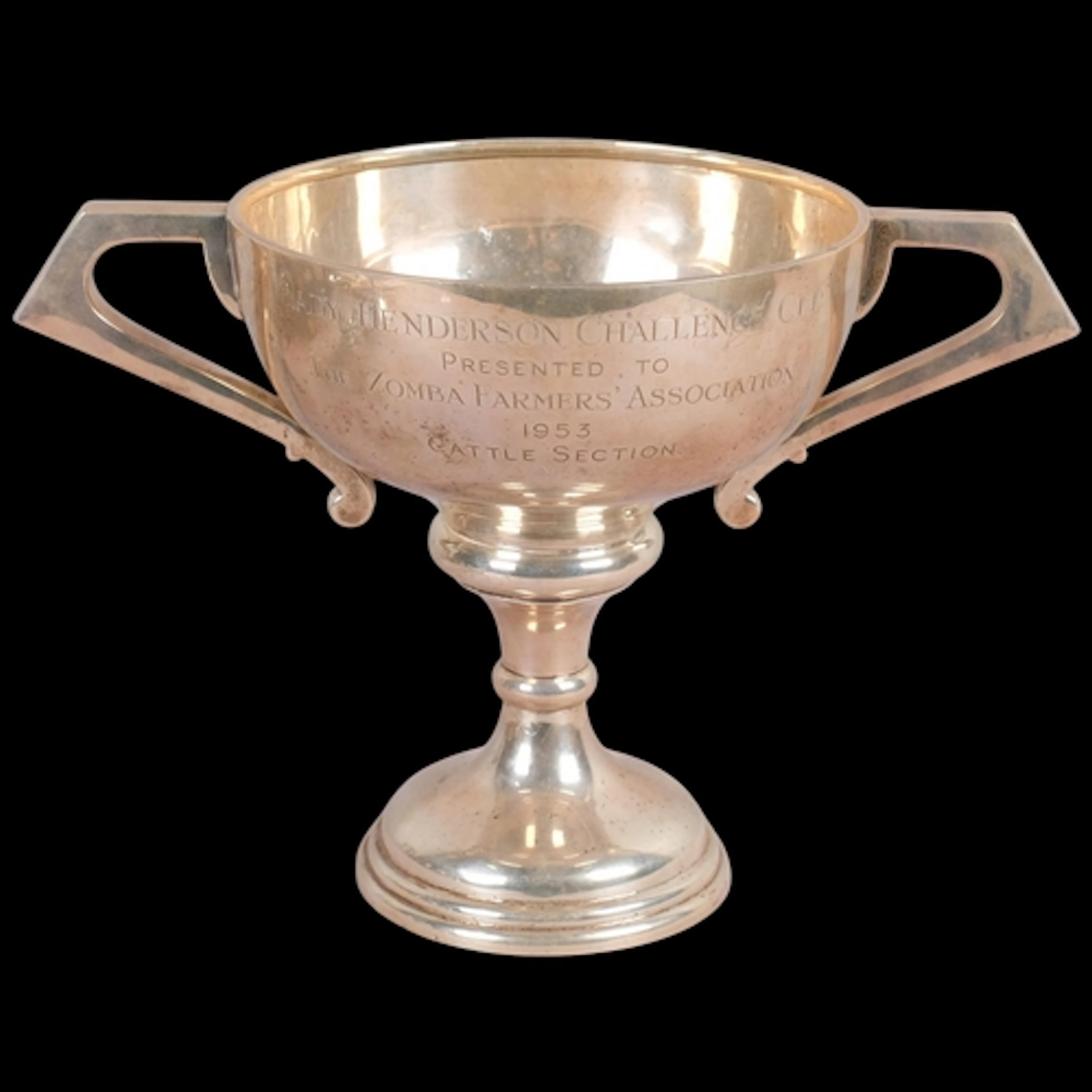 A George VI silver 2-handled trophy cup, Barker Brothers Sil...