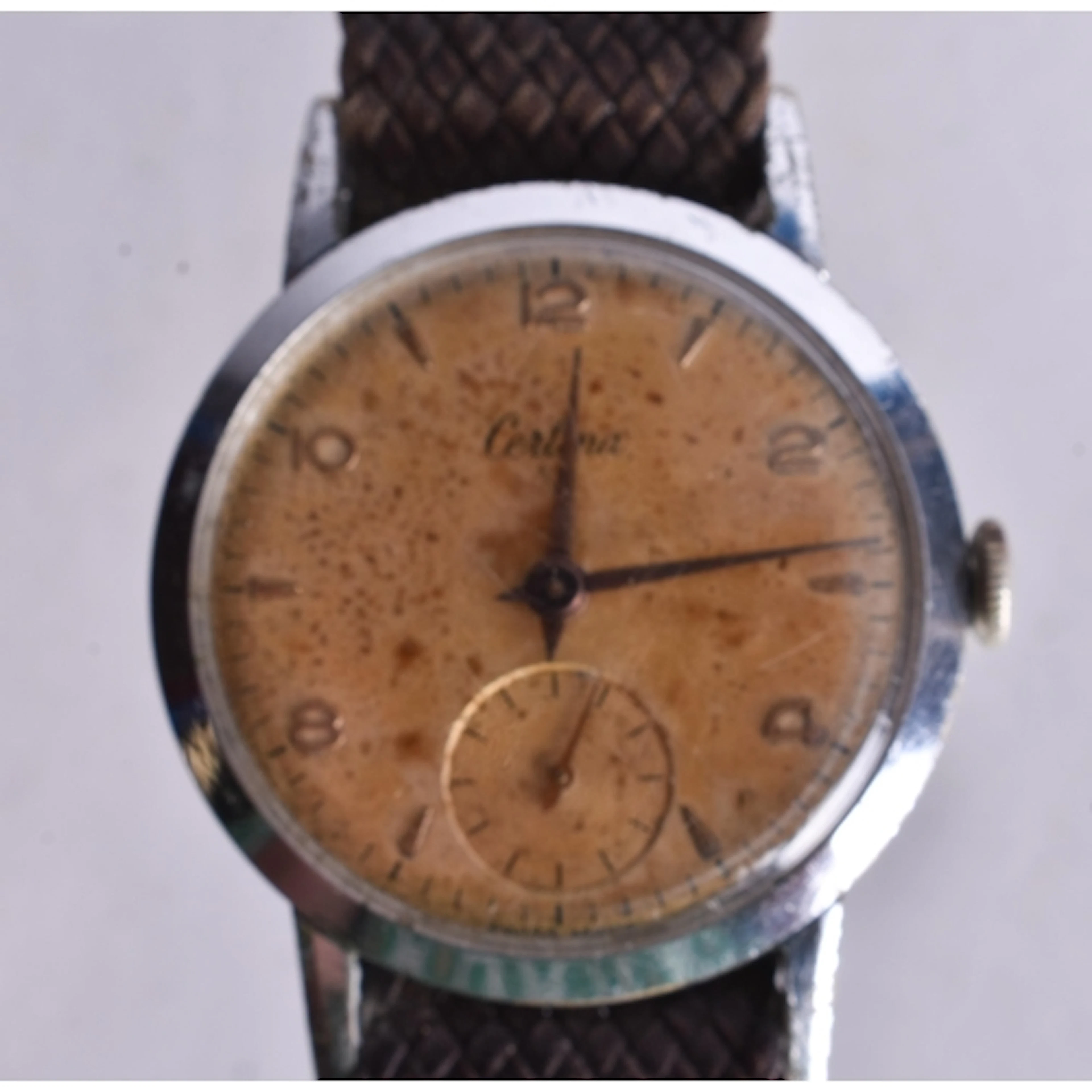 Vintage Certina Patina Dial Watch Hand Wind Working. 3.5 cm ...
