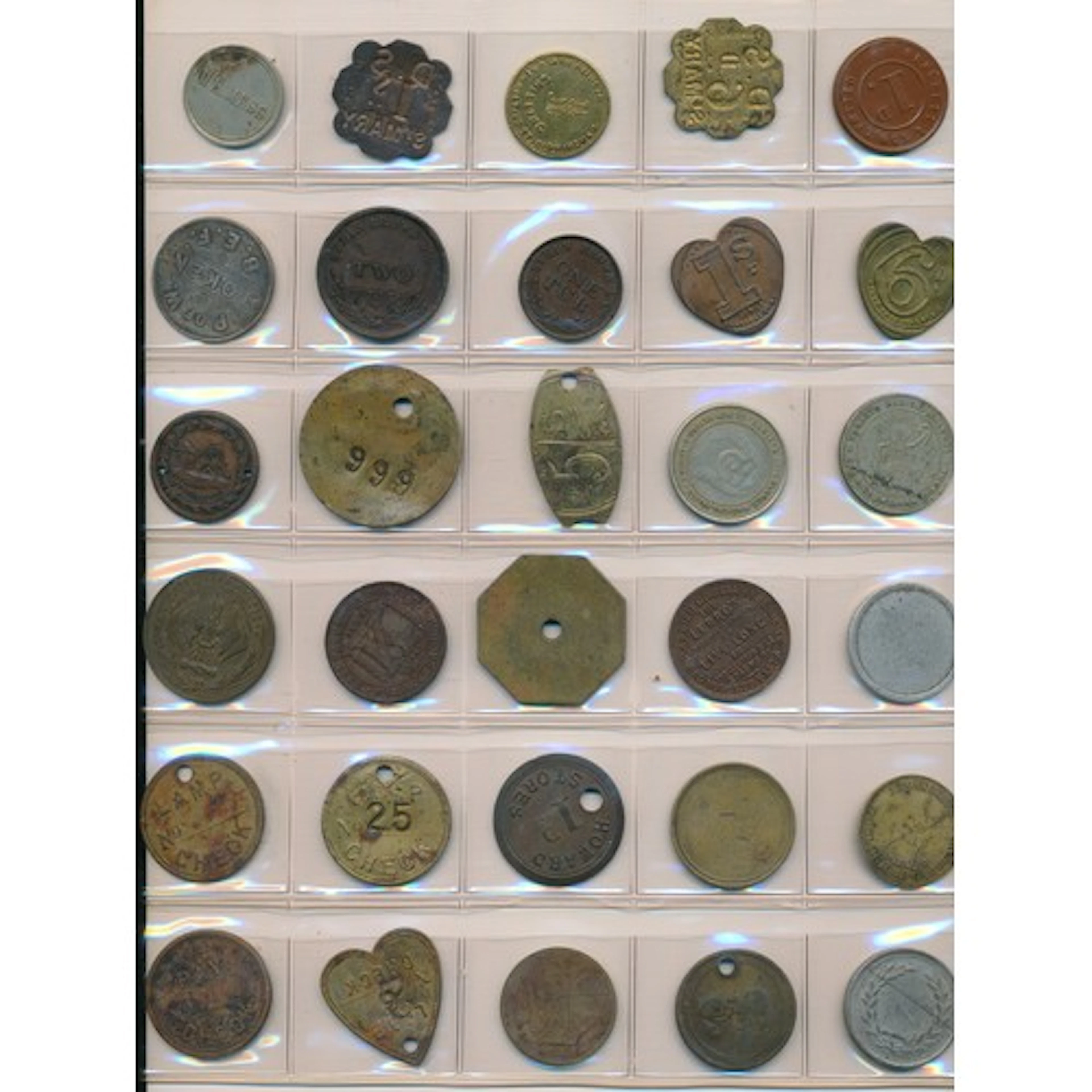Quantity Of Tokens & Tallies to include Poupart Brothers Mit...