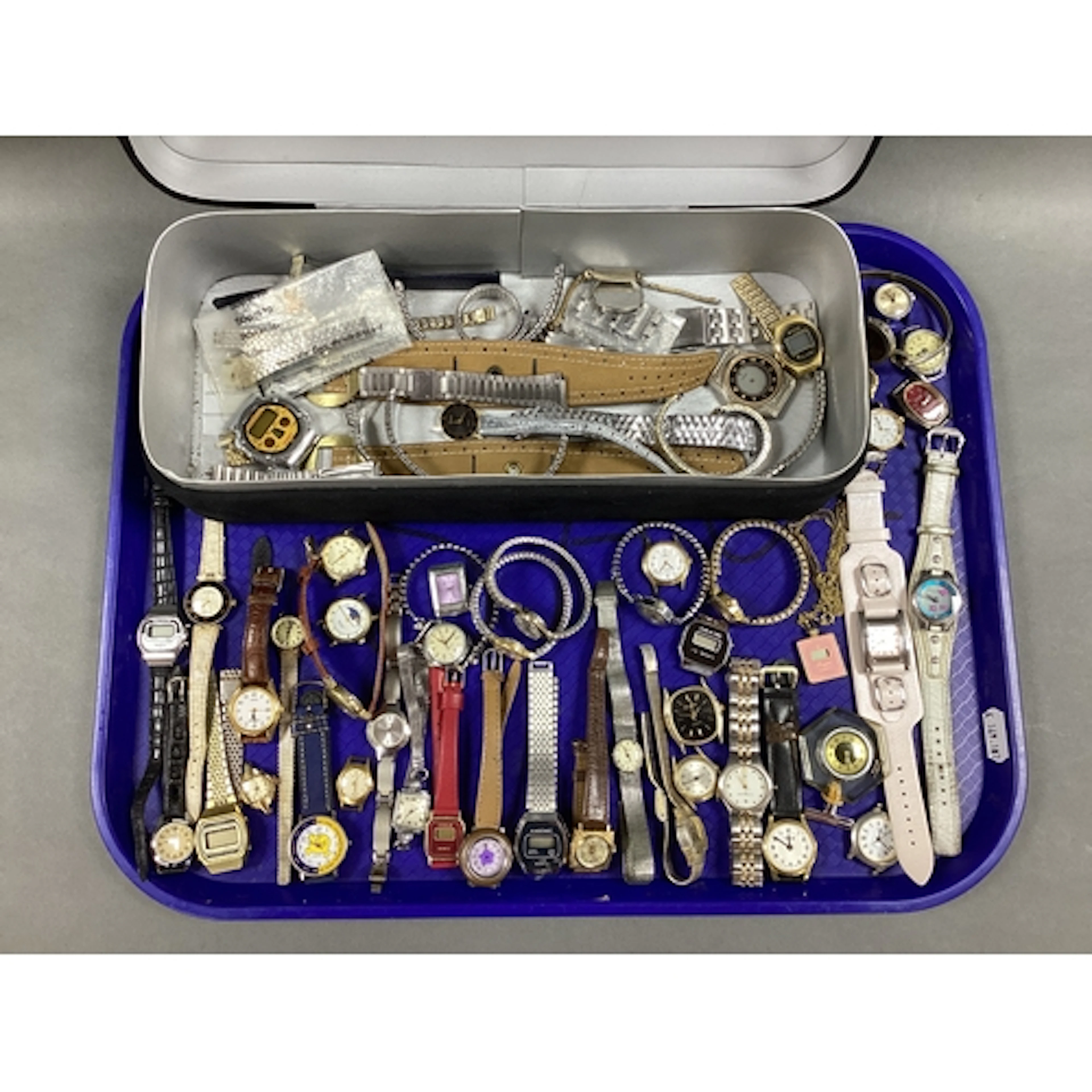 A Collection of Assorted Ladies Wristwatches, including Foss...