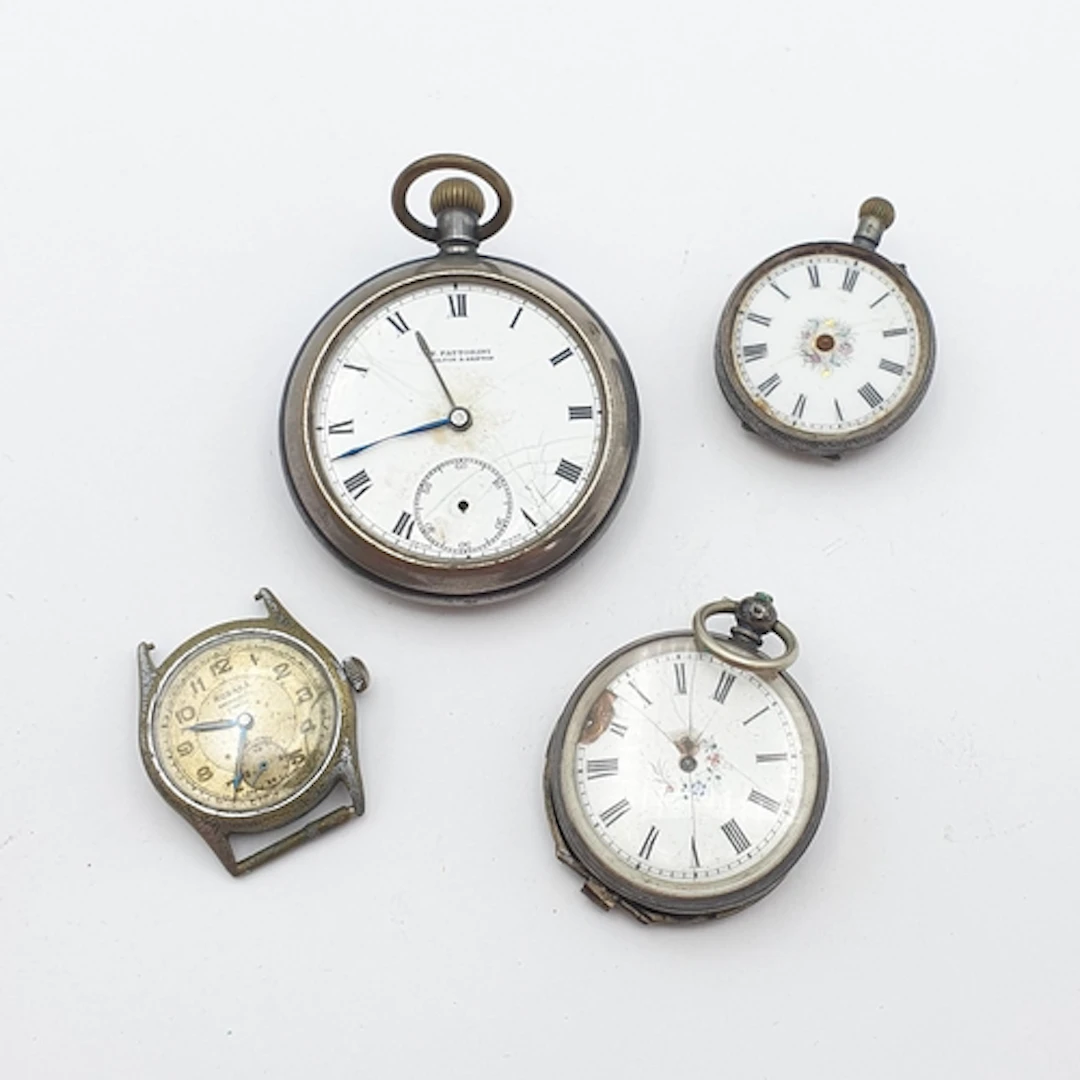 Two continental silver Pocket Watches, a T. Fattorini Pocket...