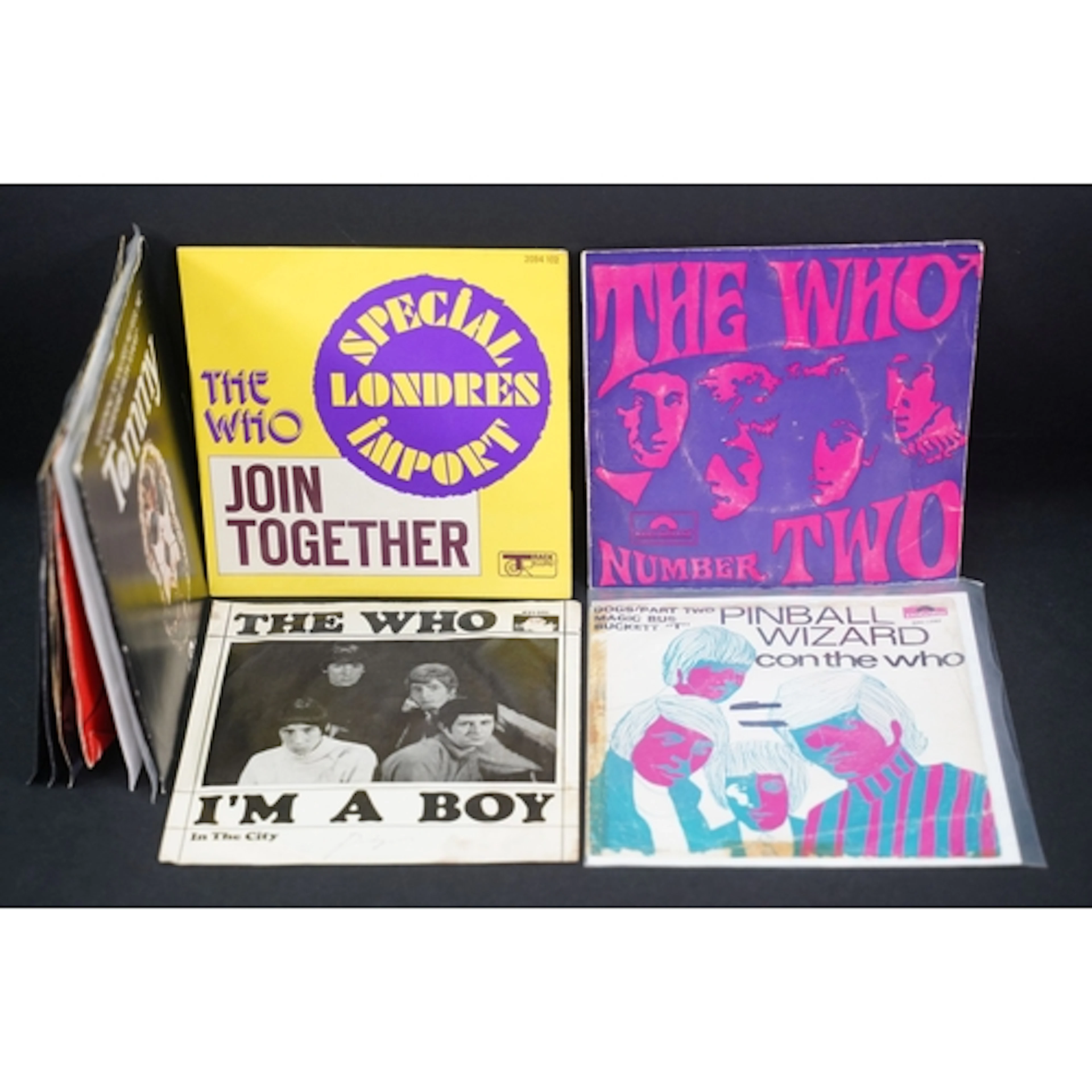 Vinyl - 10 The Who 7” singles and E.P.’s and one Keith Moon ...