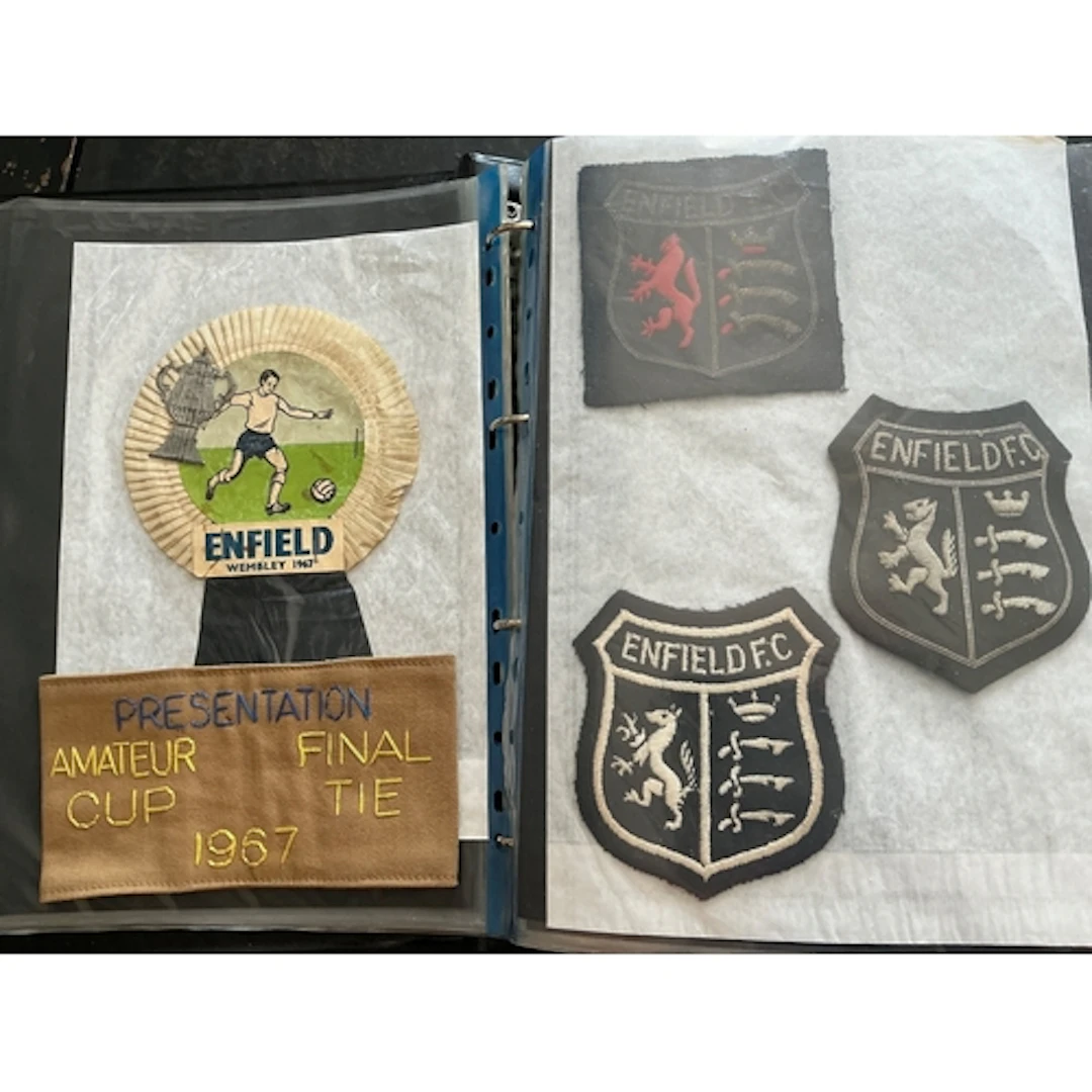 Enfield Football Memorabilia Folder: Unmissable folder with ...