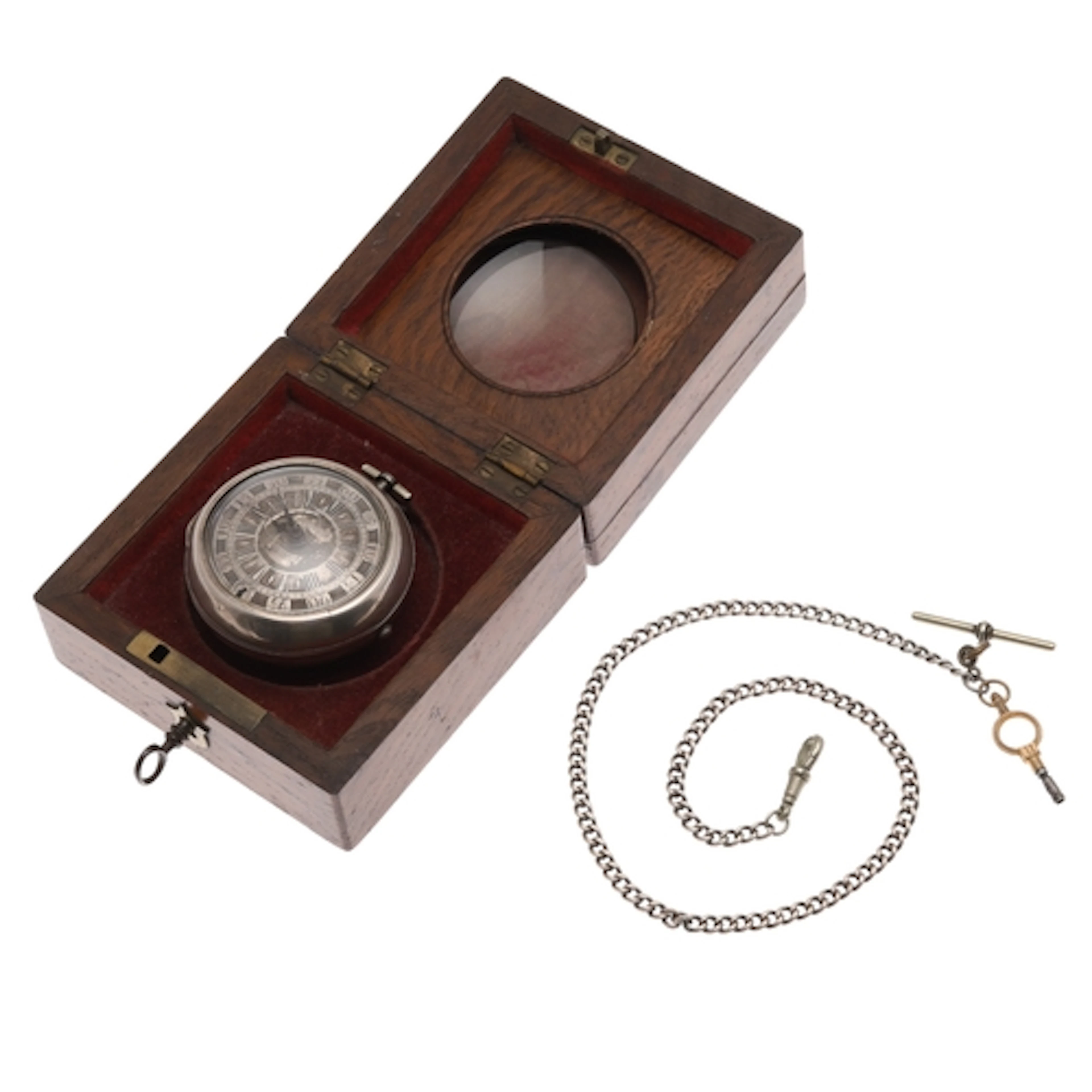 AN 18TH CENTURY SILVER PAIR CASED POCKET WATCH BY WILLIAM RO...
