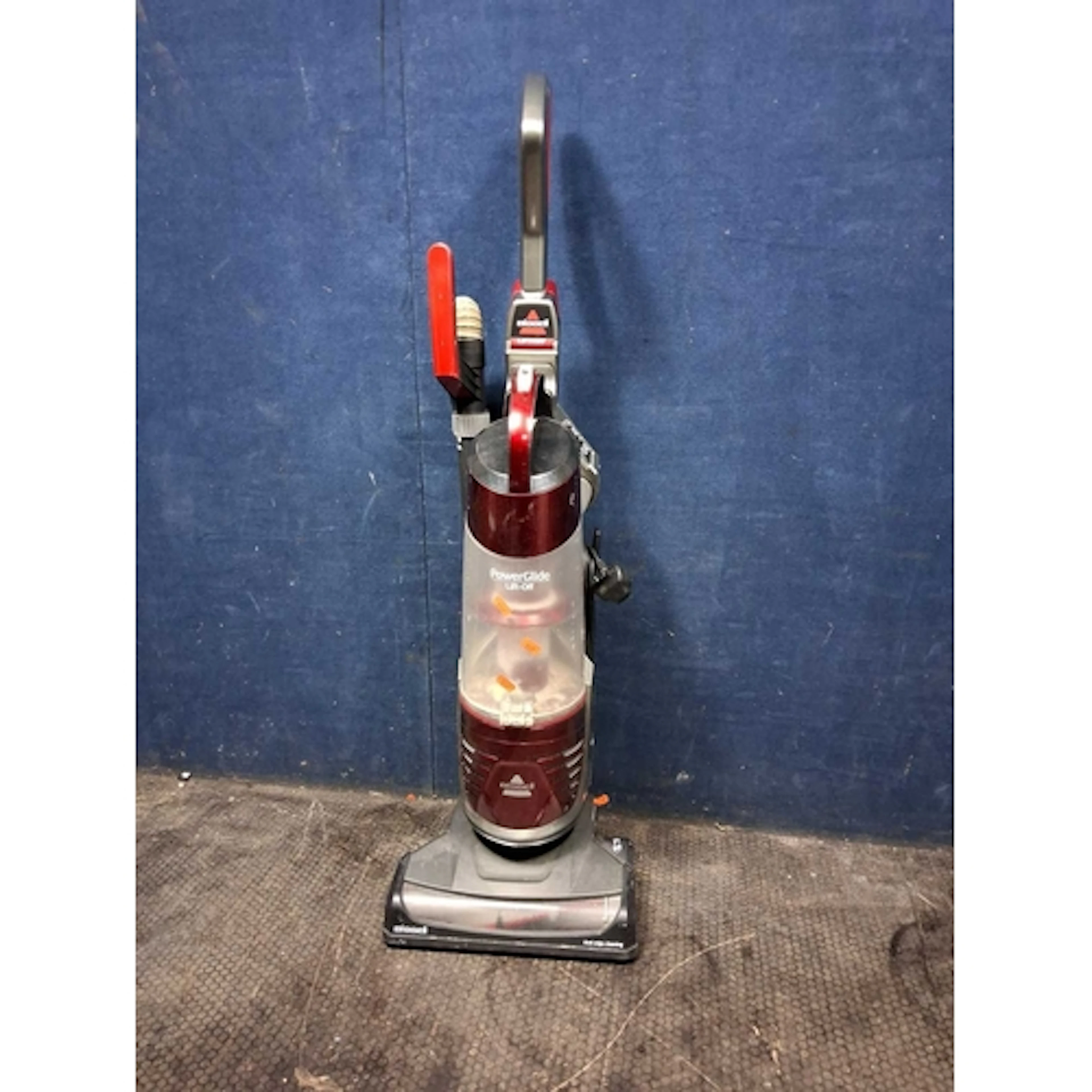 A BISSELL POWER GLIDE LIFT OFF UPRIGHT VACUUM CLEANER (PAT p...