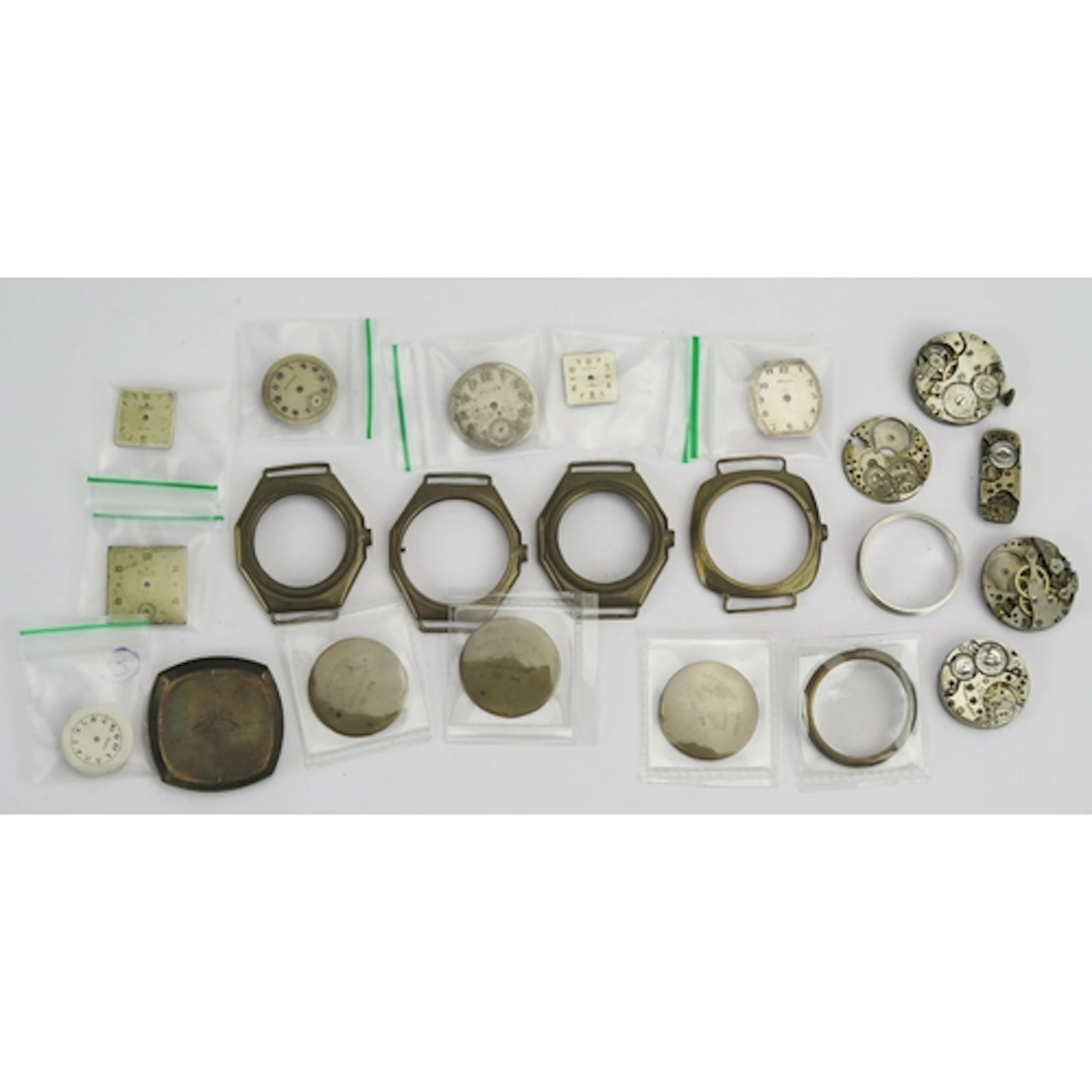 A Box of ROLEX Parts including Oyster cases, ladies watch di...