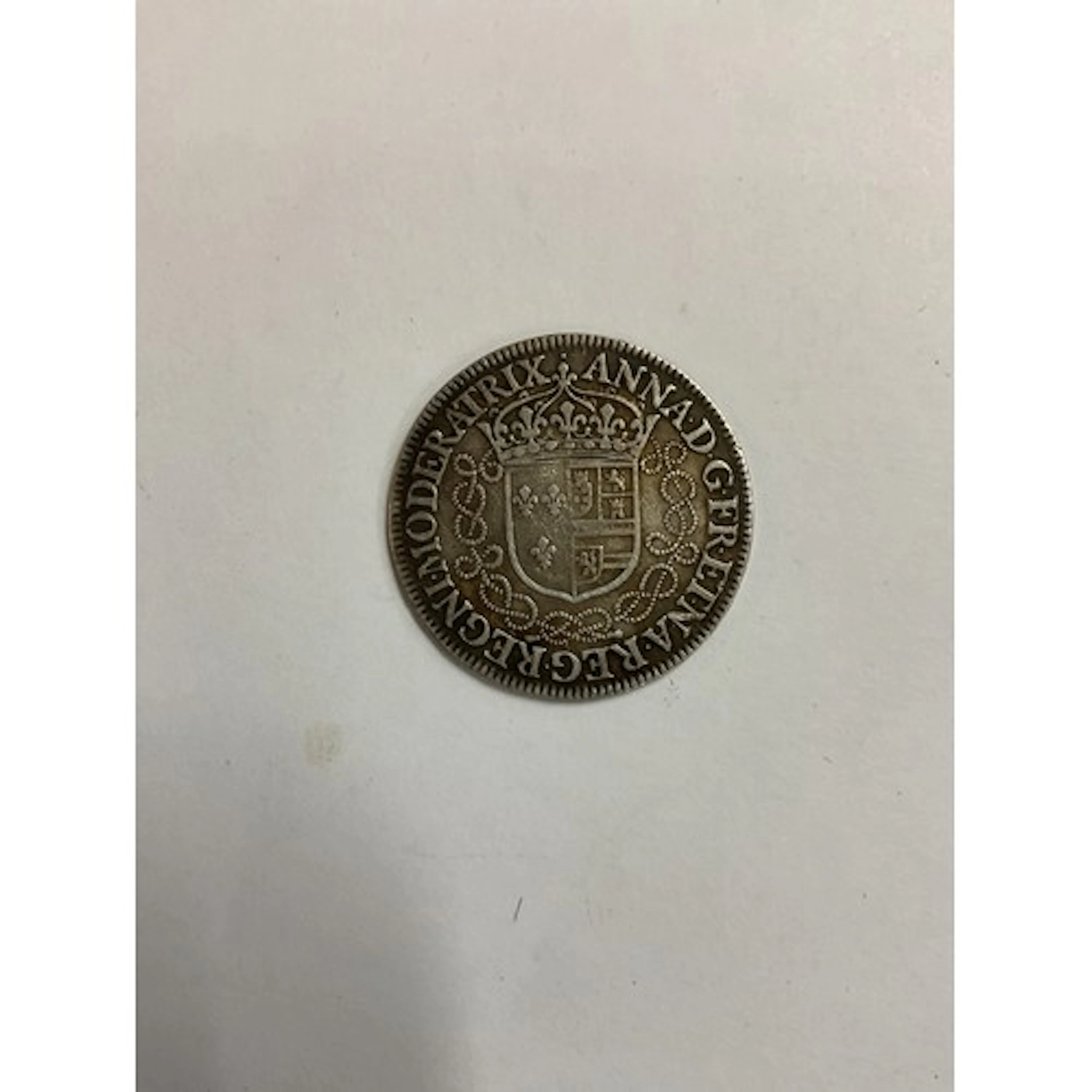 1647 silver Jeton Anne D’Autriche. weight 5.27 grams