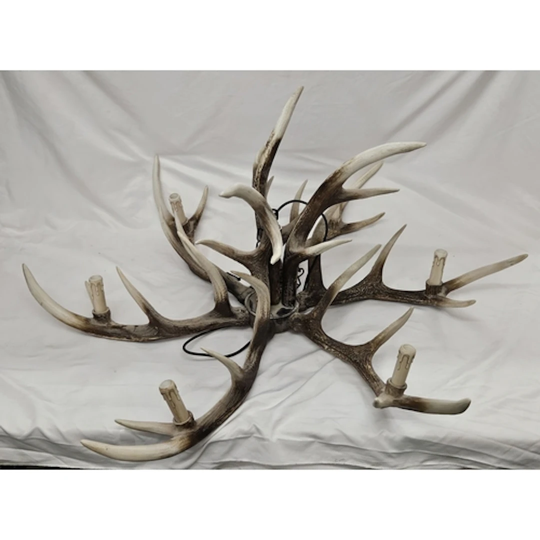 Antler Shaped Chandelier approx. 110cm W x 50cm H